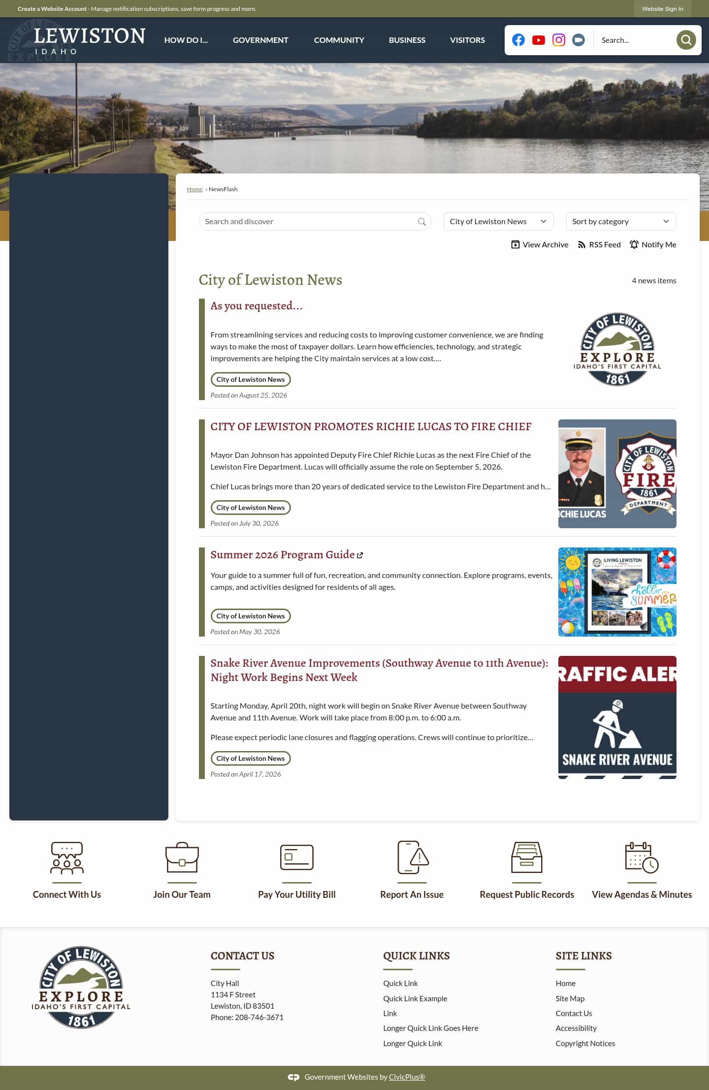 Latest website image capture