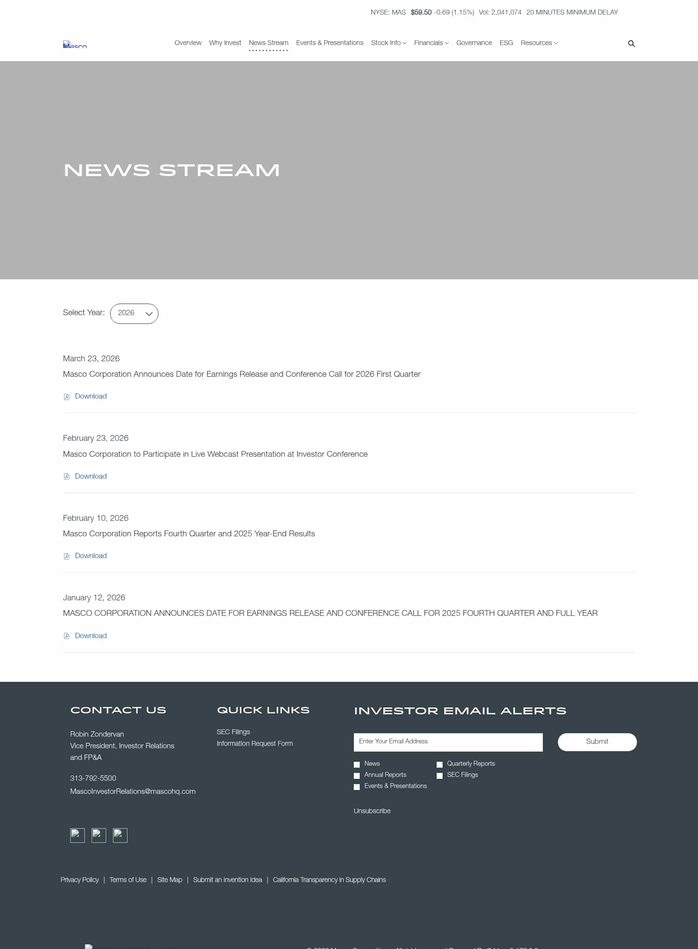 Latest website image capture