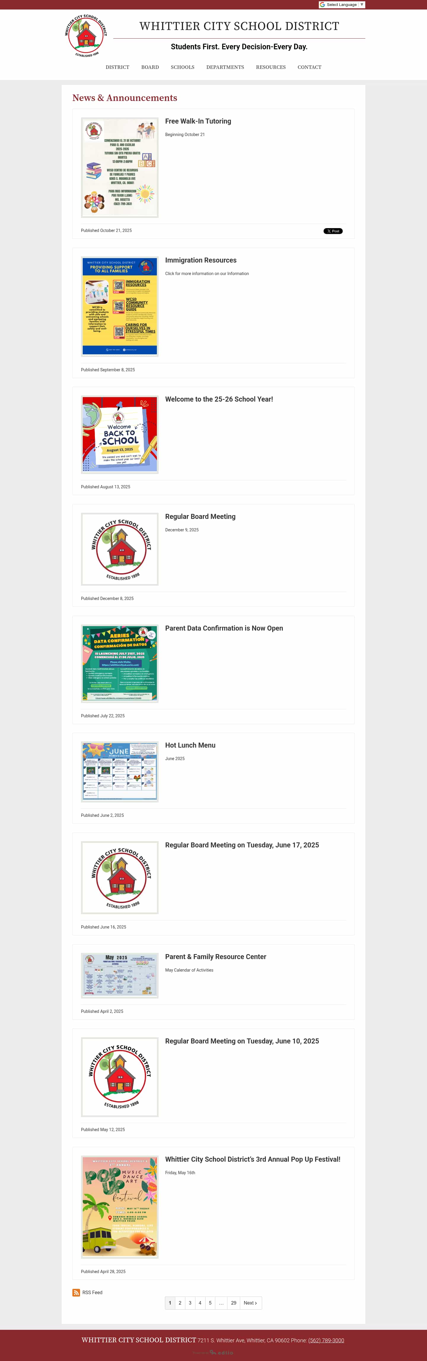 Latest website image capture