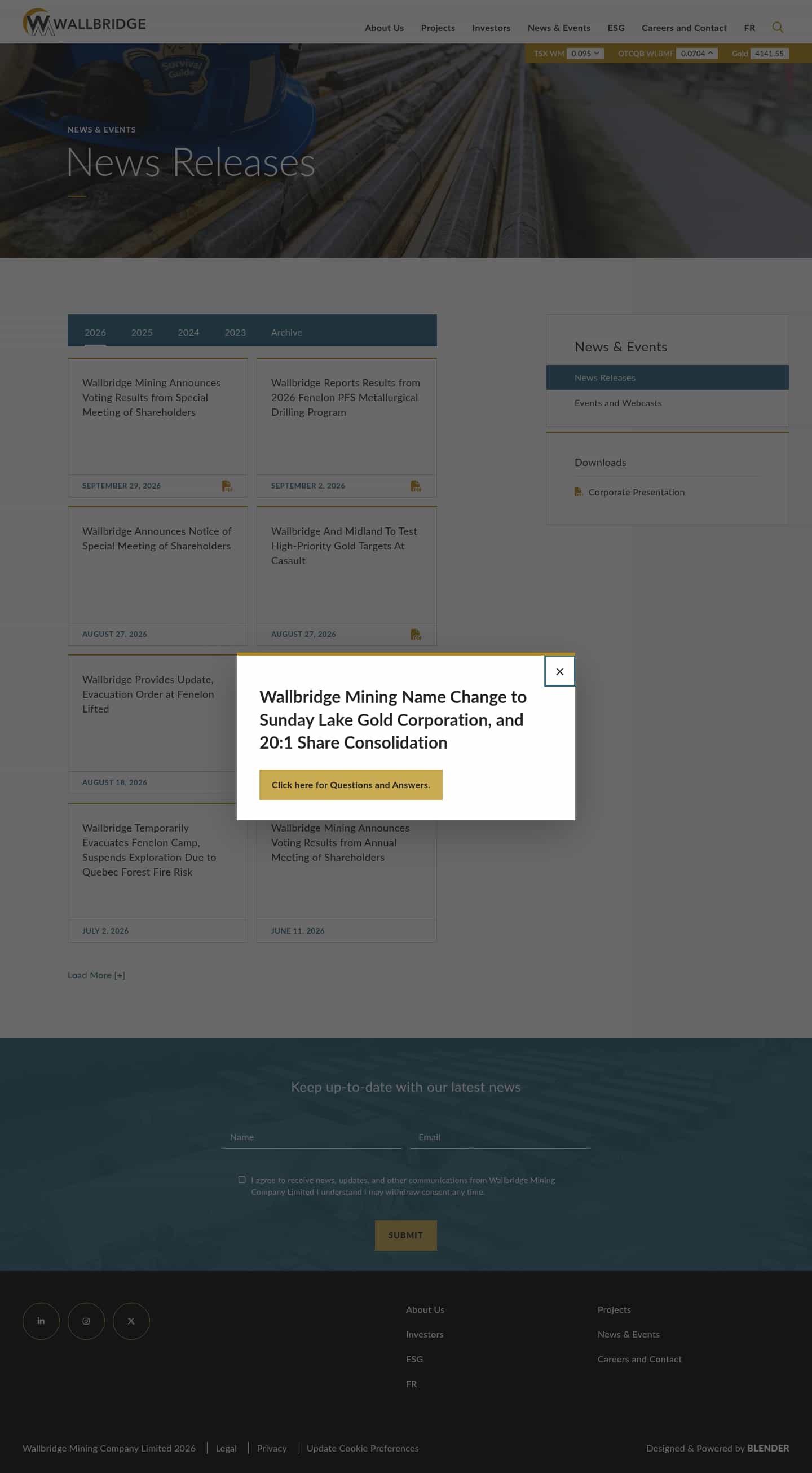 Latest website image capture