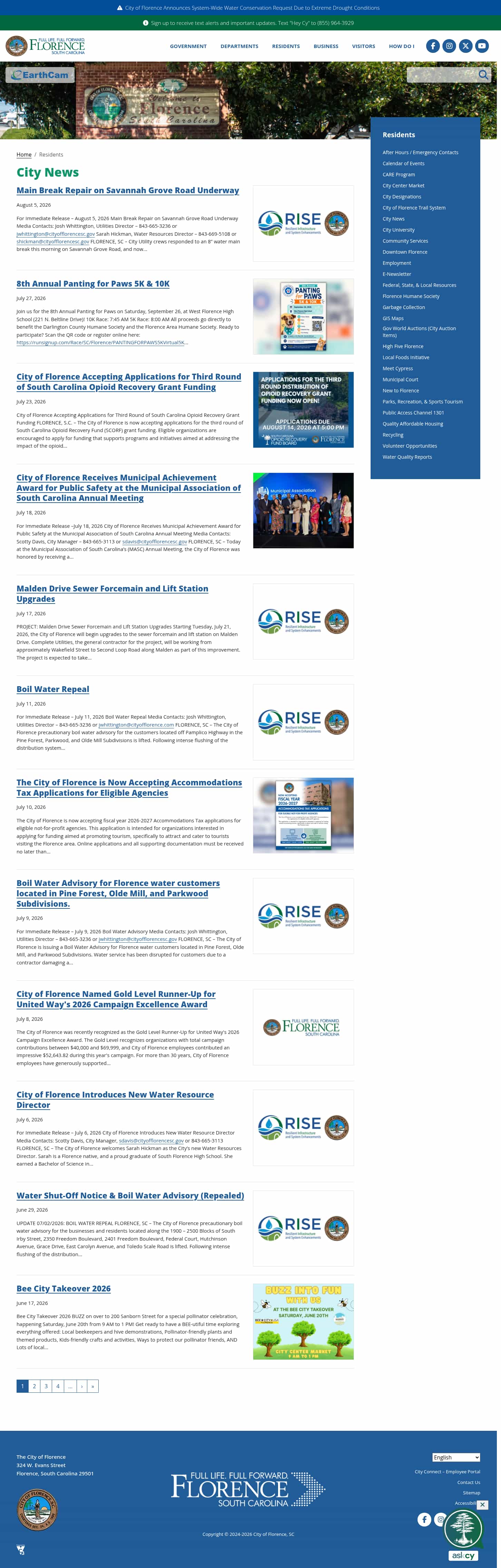 Latest website image capture