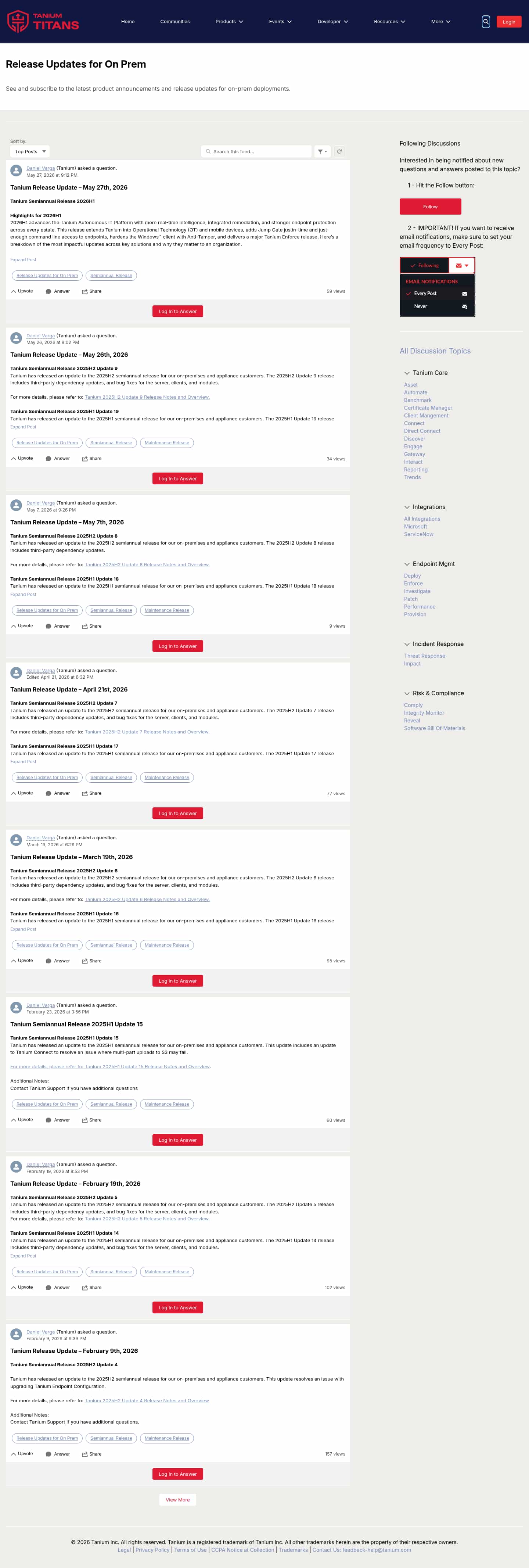 Latest website image capture