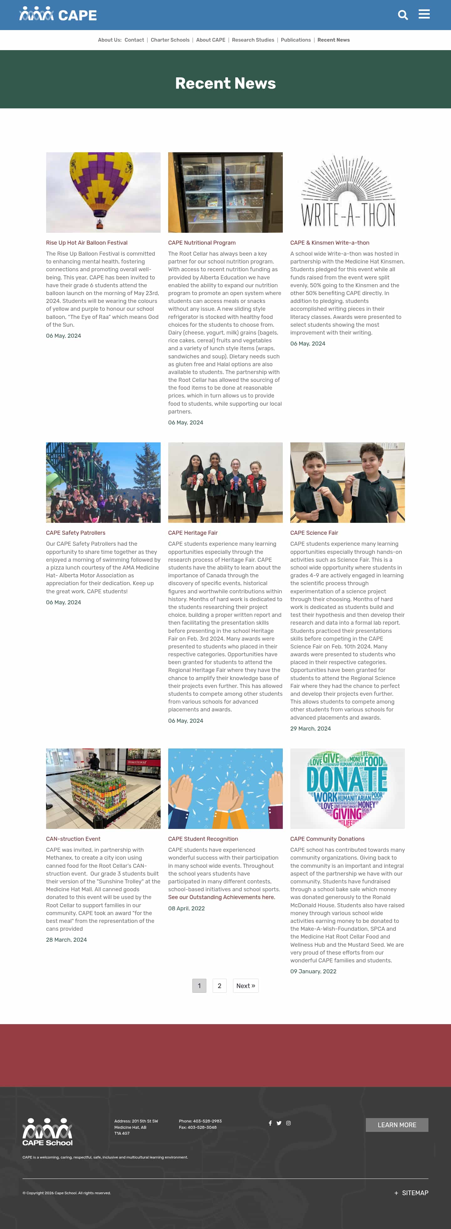 Latest website image capture