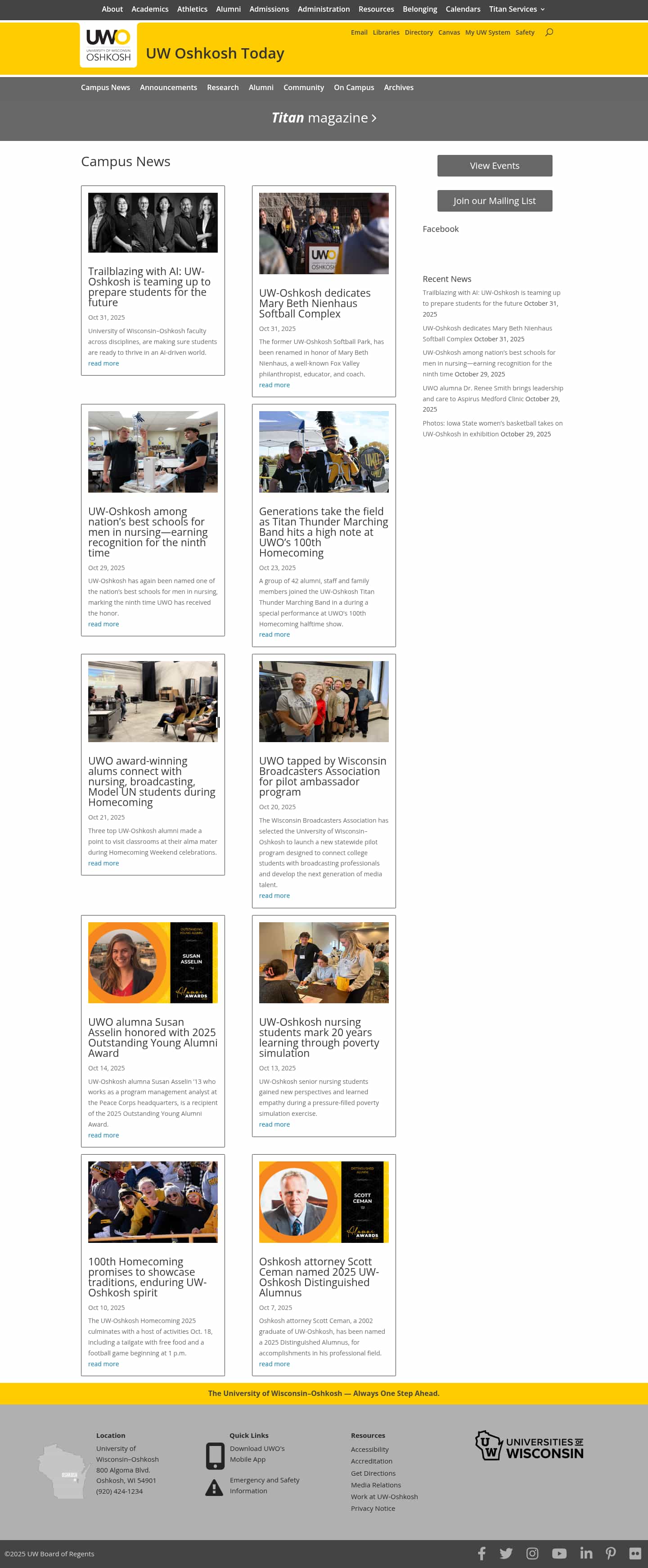 Latest website image capture