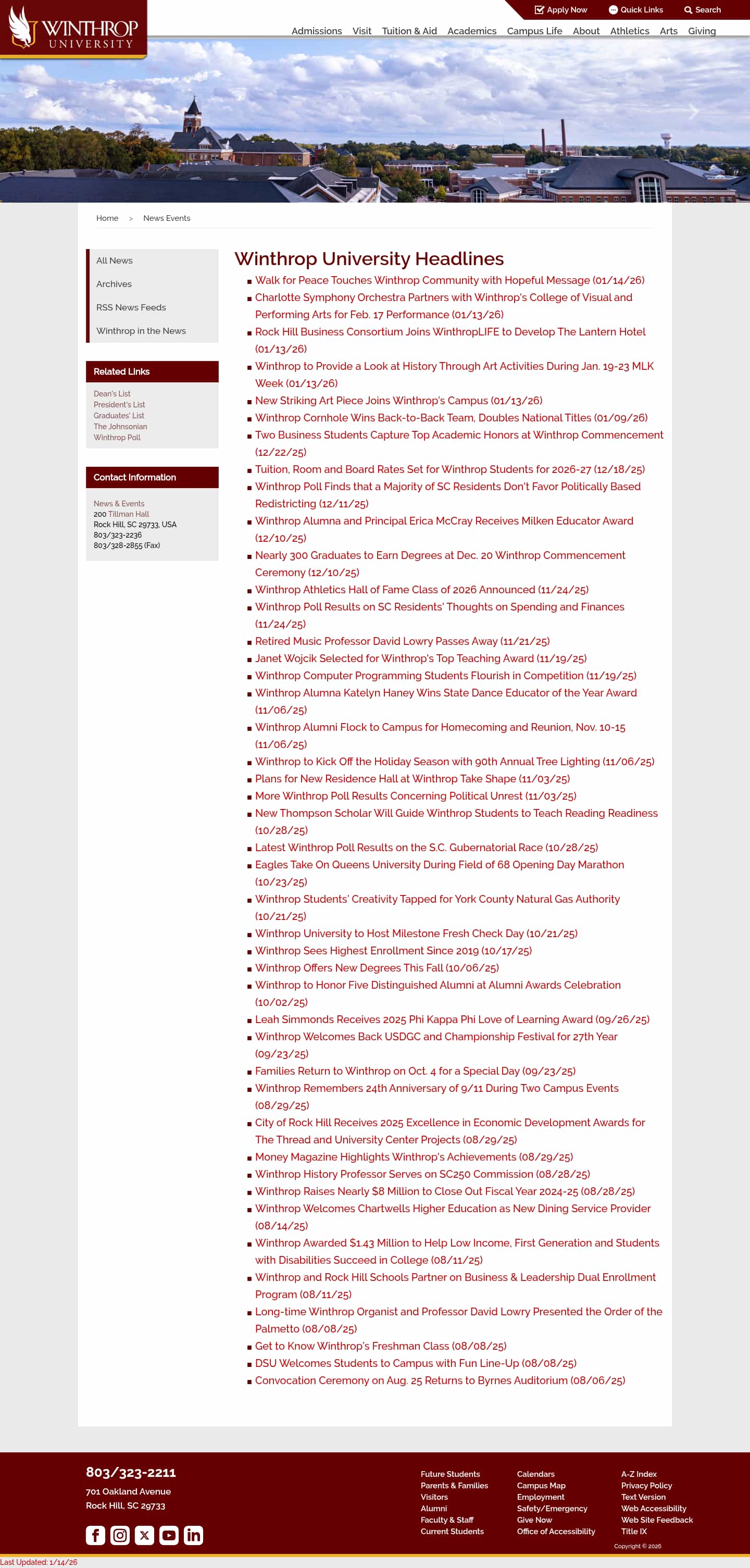 Latest website image capture