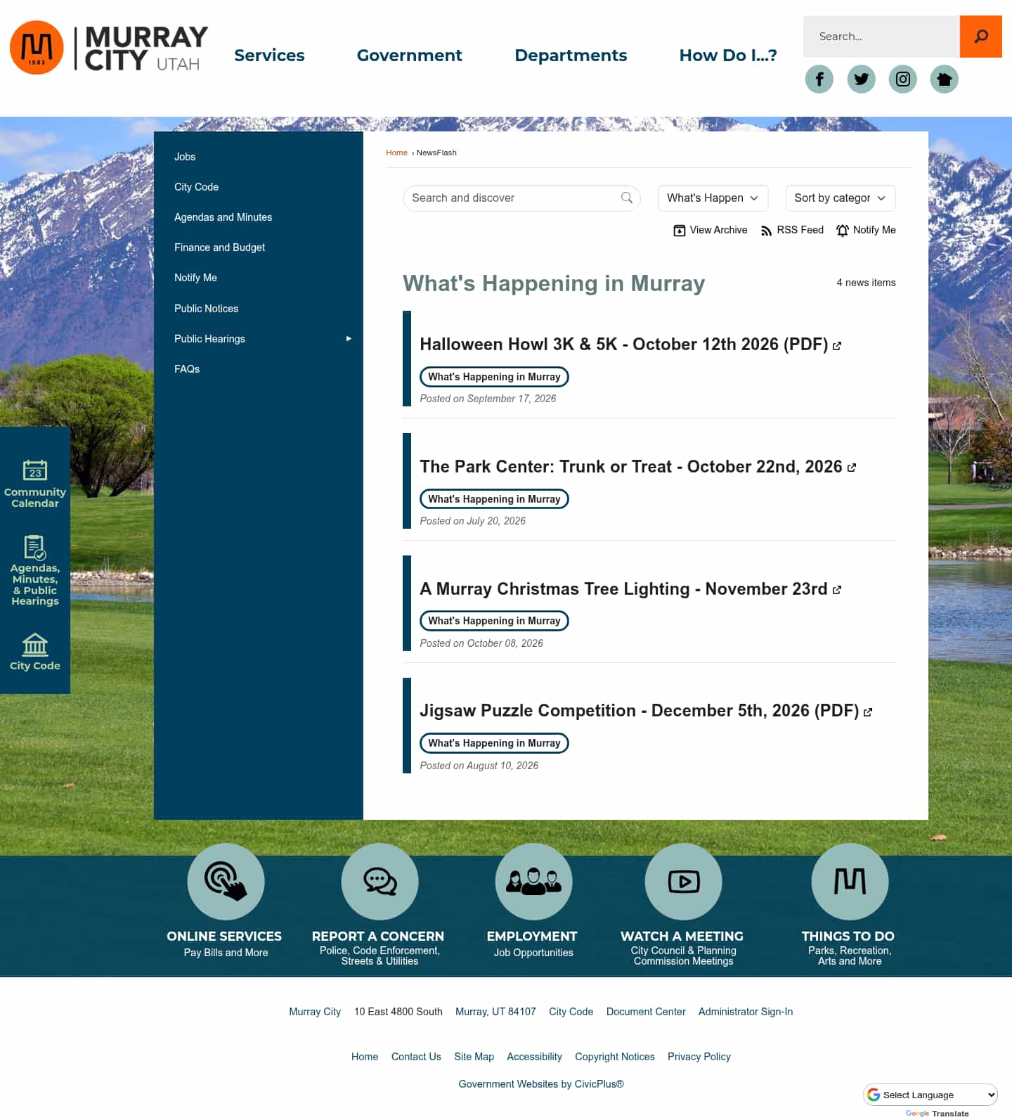 Latest website image capture