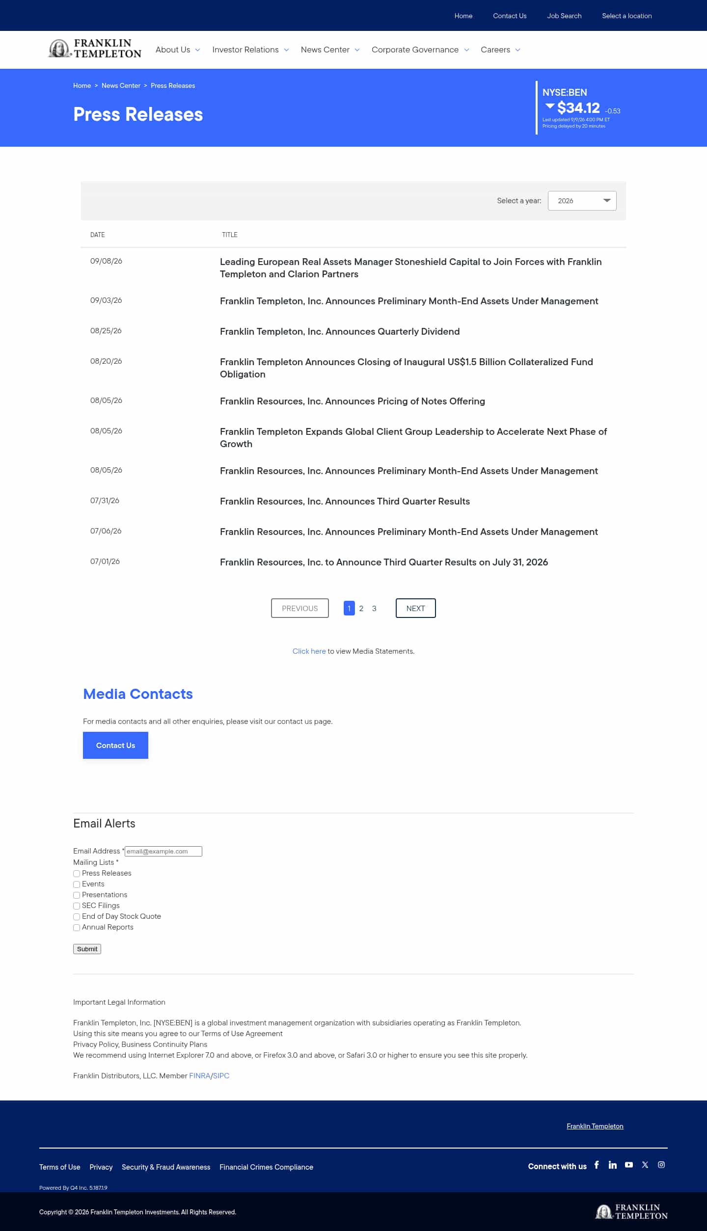 Latest website image capture