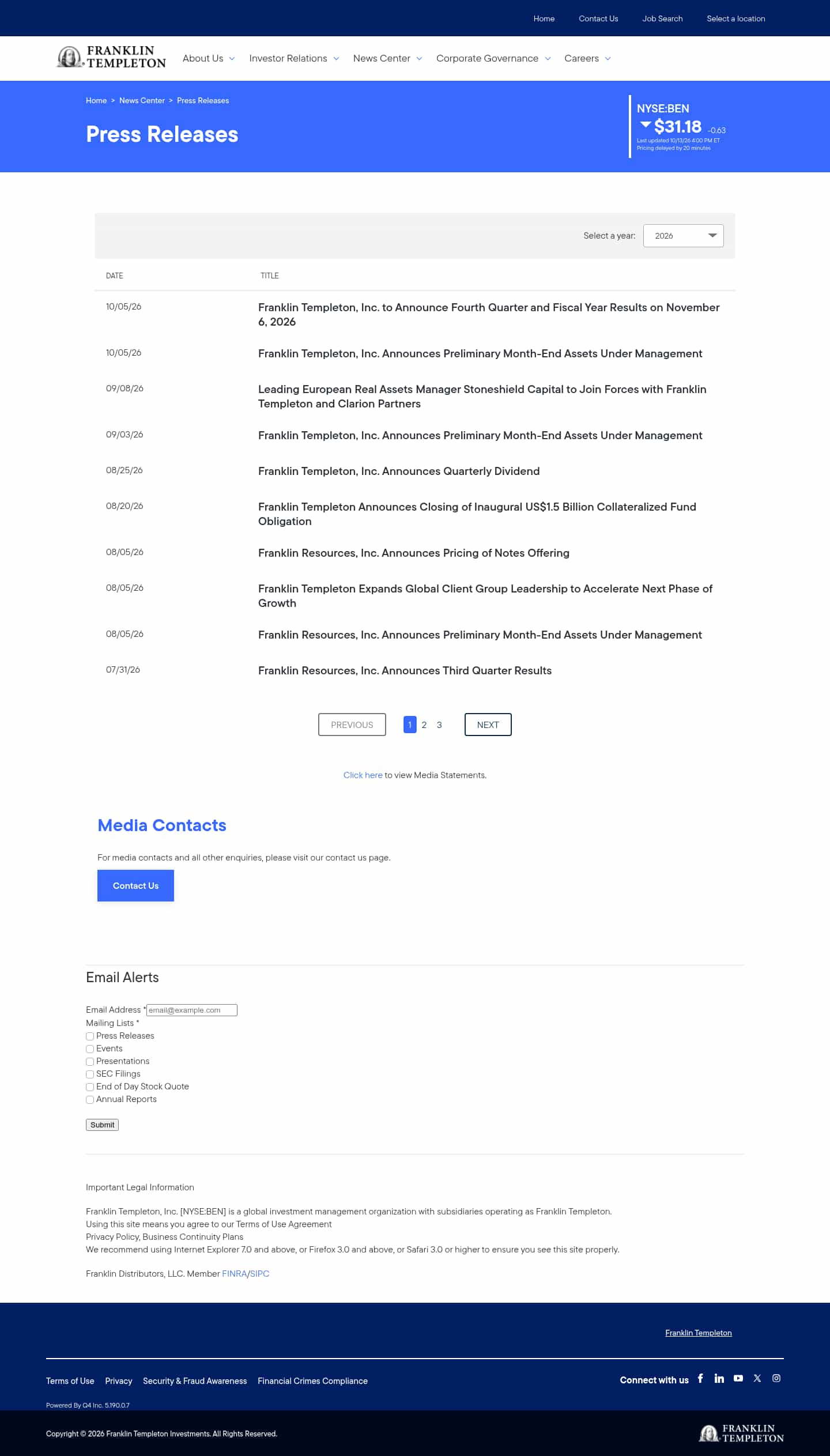 Latest website image capture