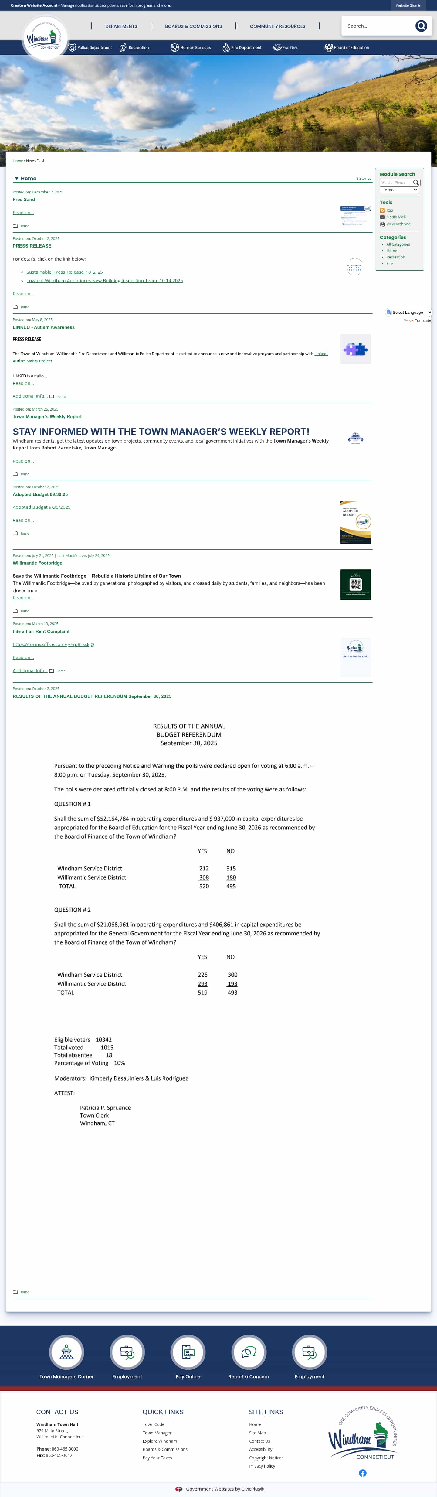 Latest website image capture
