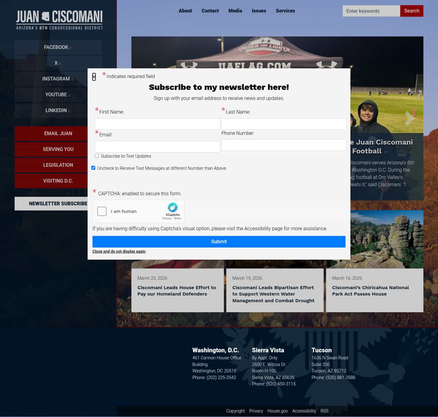 Latest website image capture