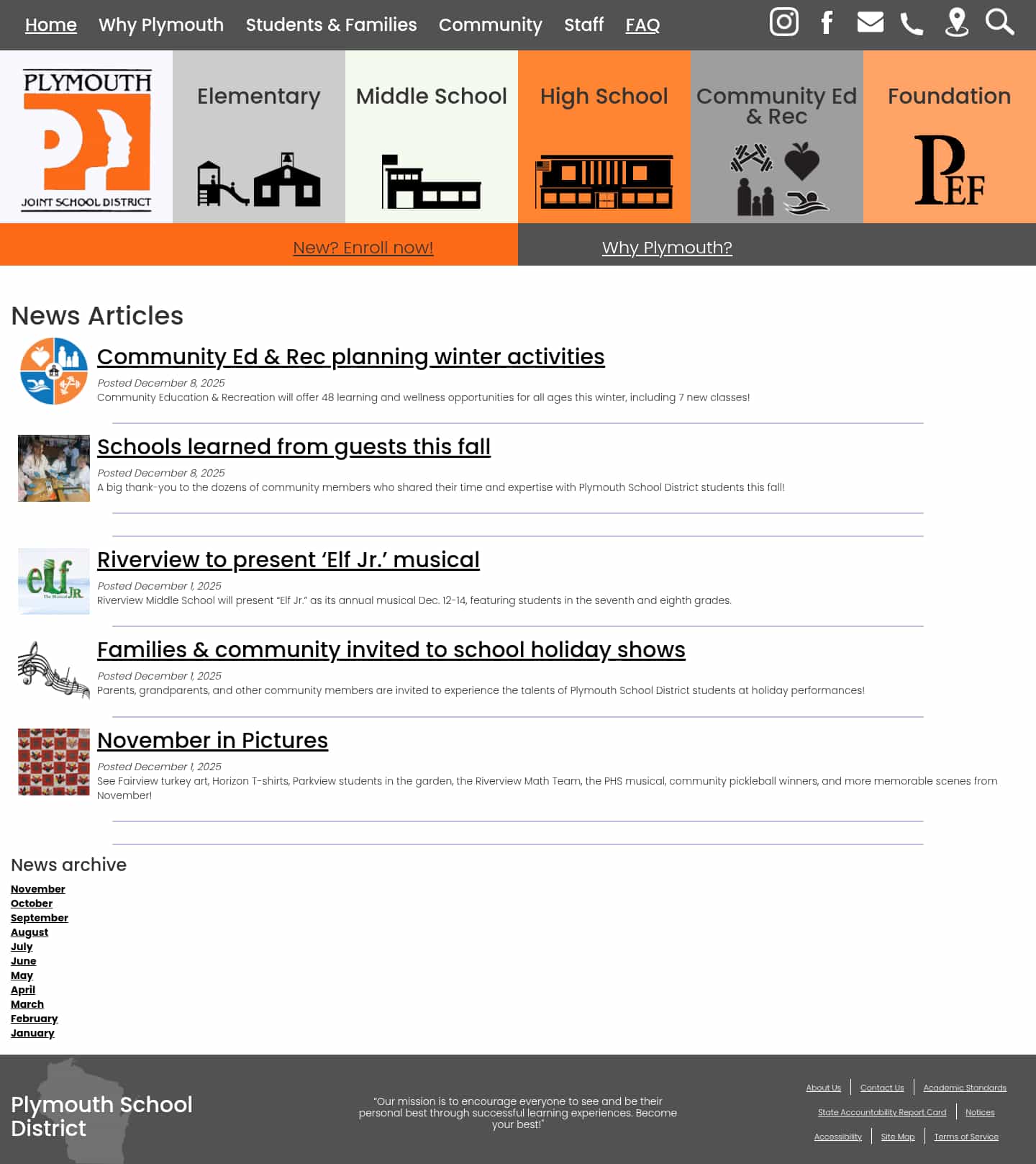 Latest website image capture