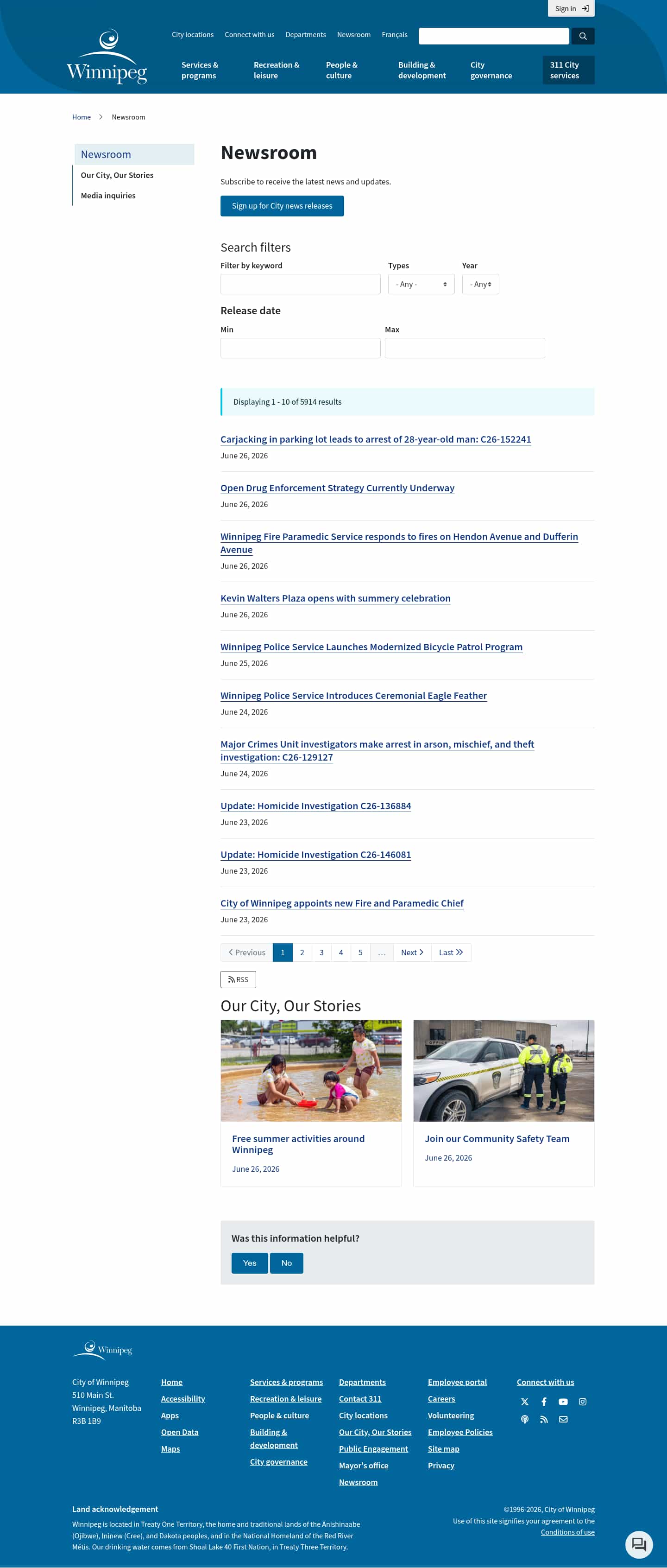 Latest website image capture