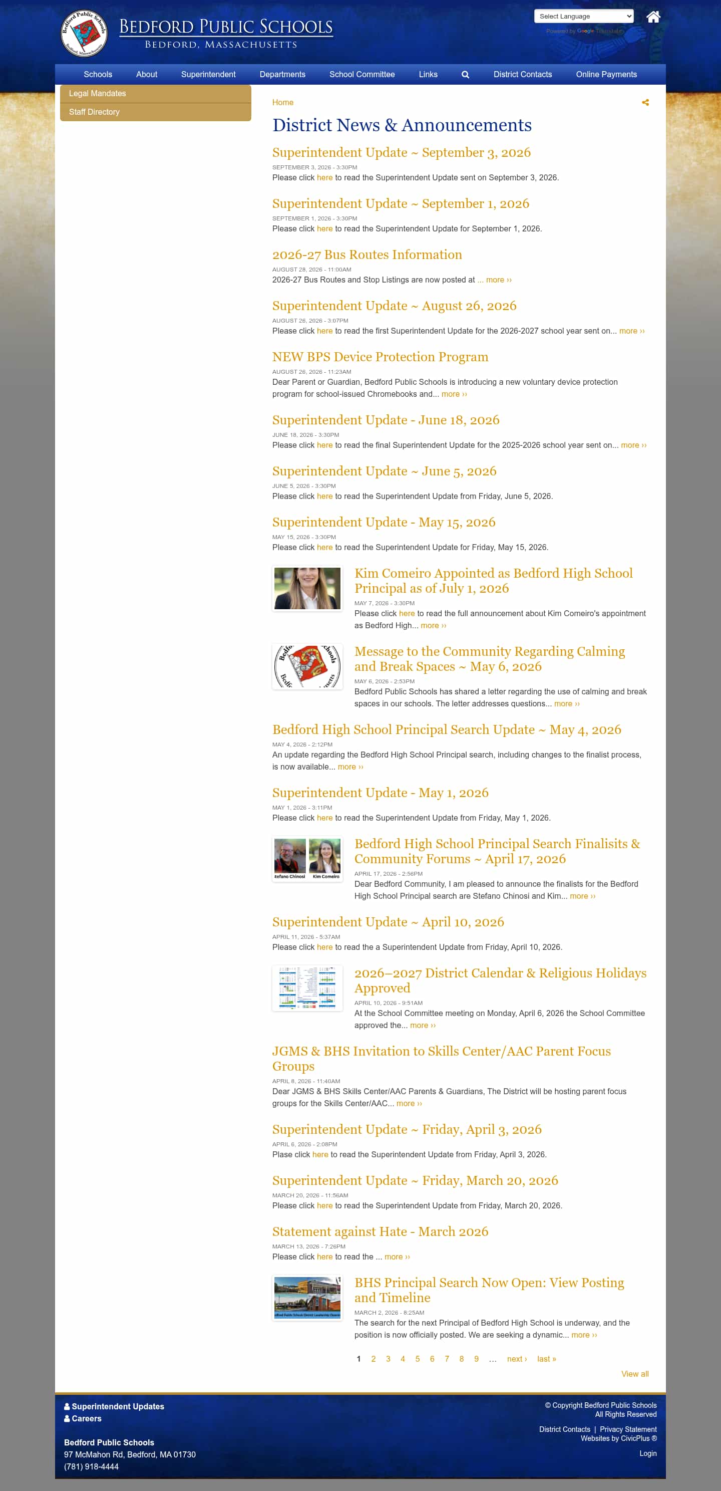 Latest website image capture