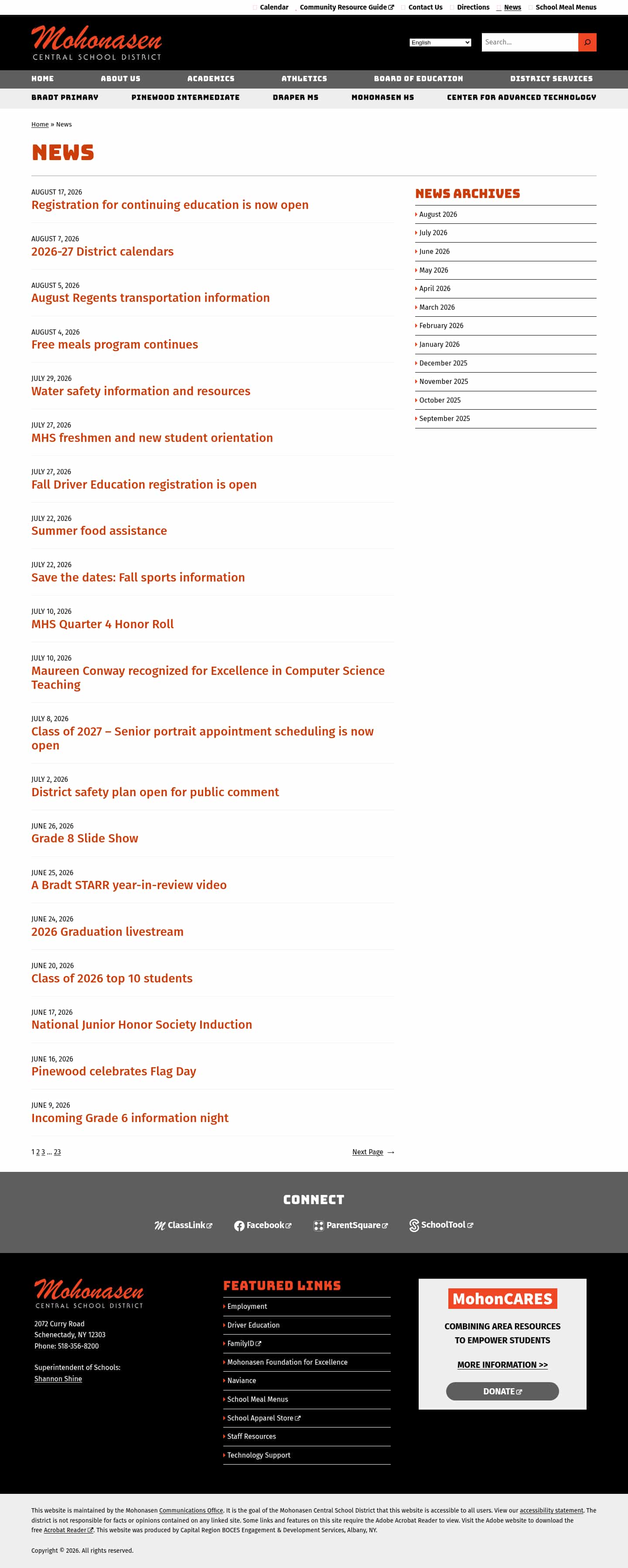 Latest website image capture