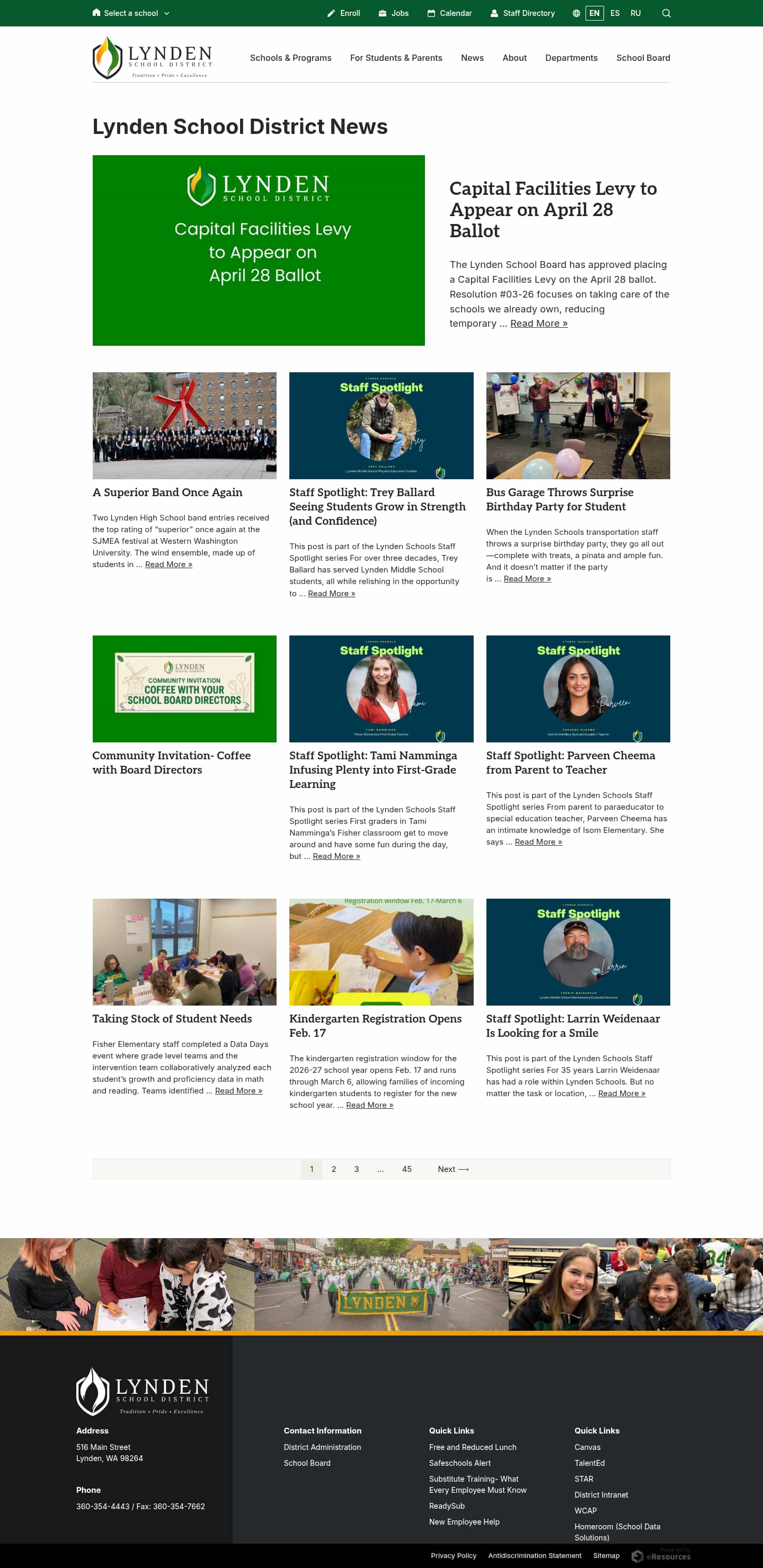 Latest website image capture