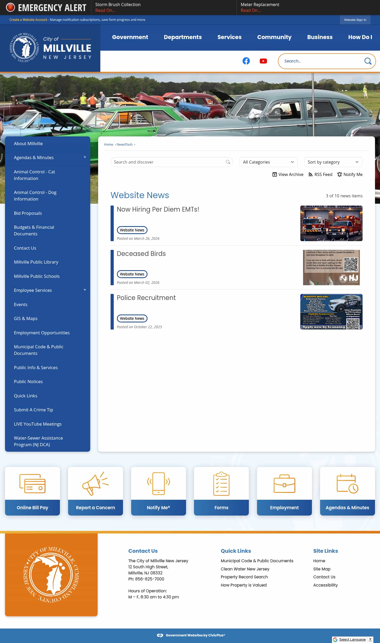 Latest website image capture