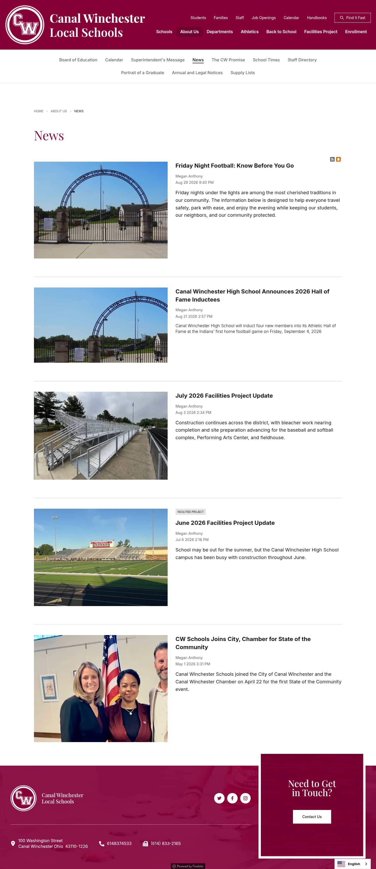 Latest website image capture