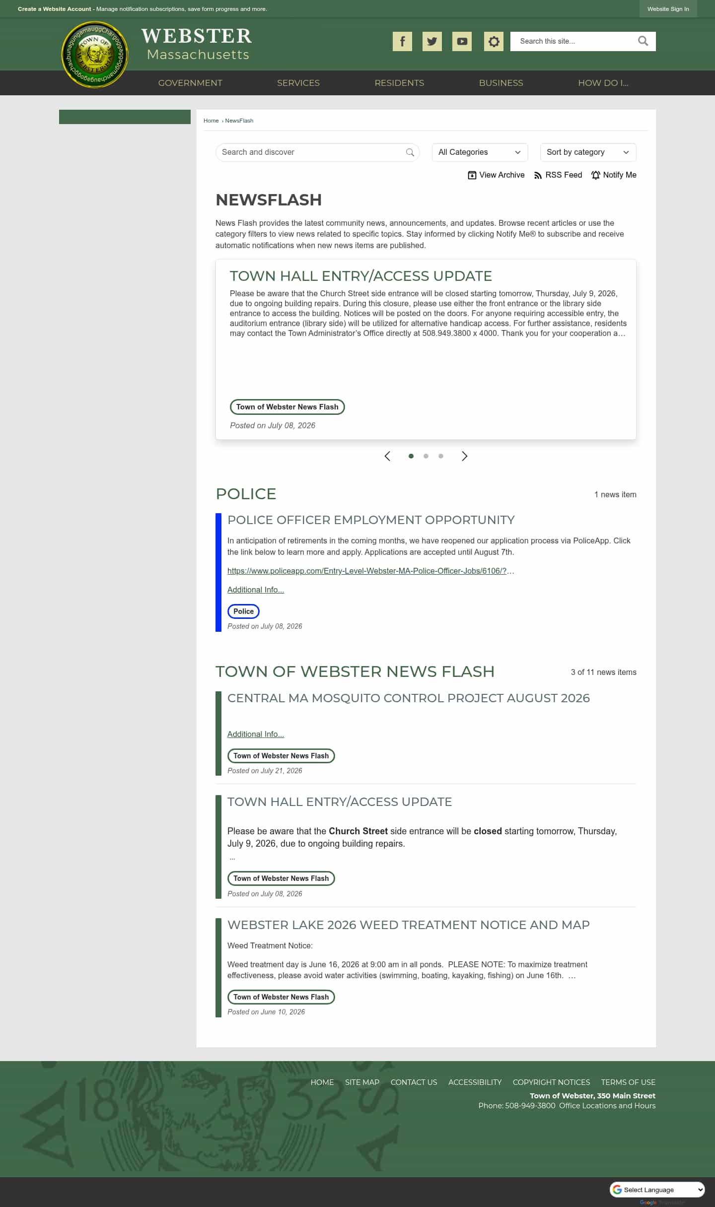 Latest website image capture