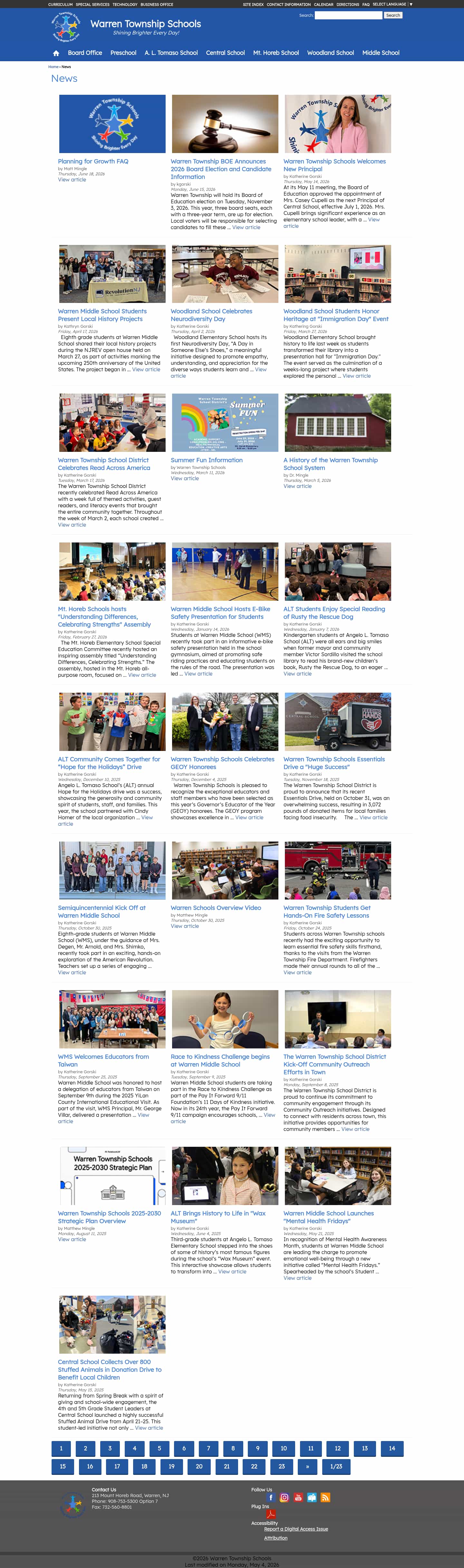 Latest website image capture