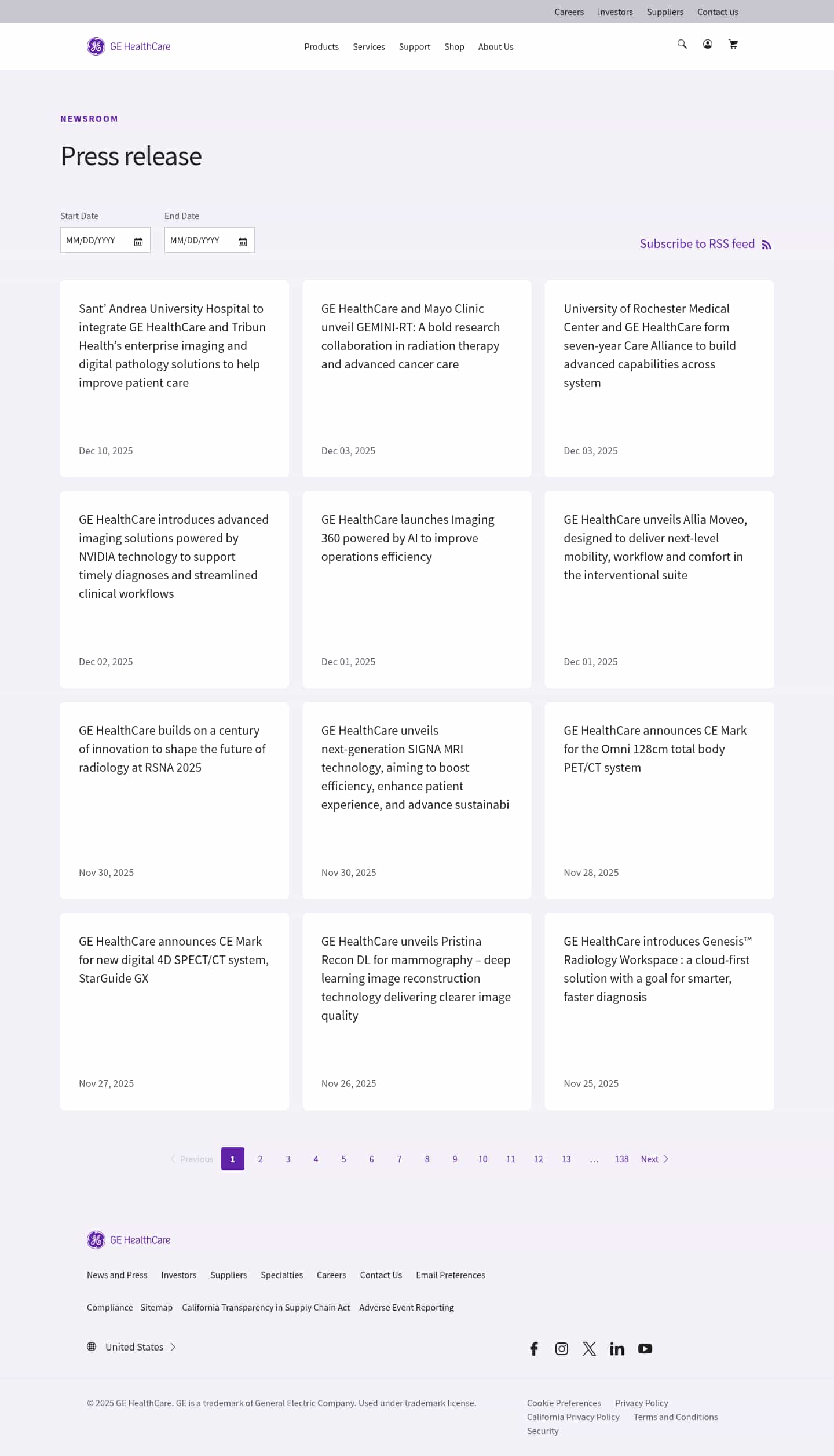 Latest website image capture