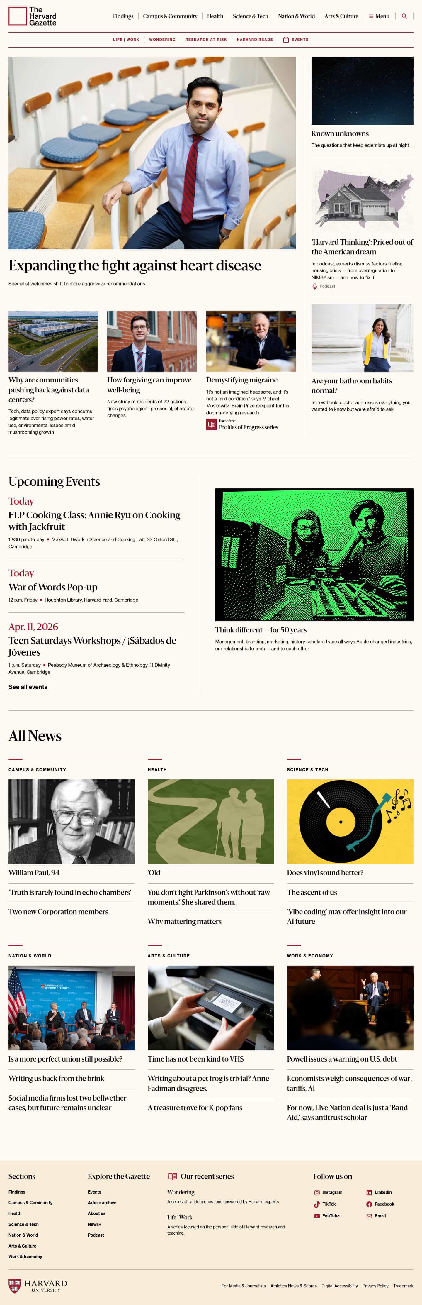 Latest website image capture