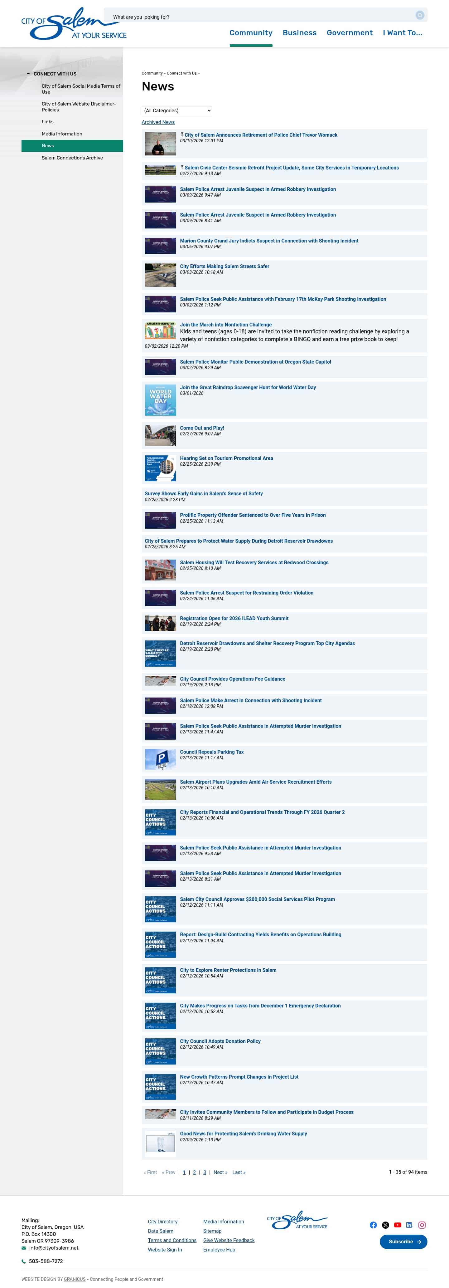 Latest website image capture