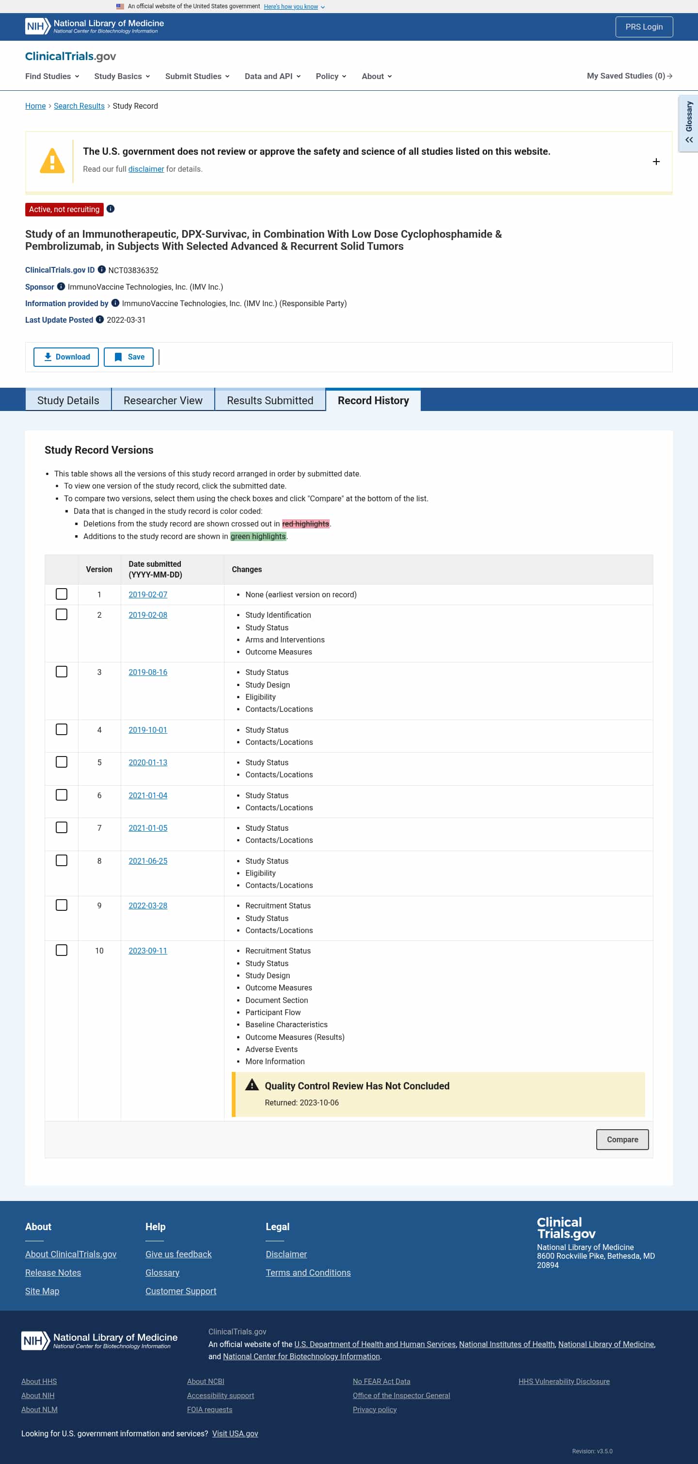 Latest website image capture