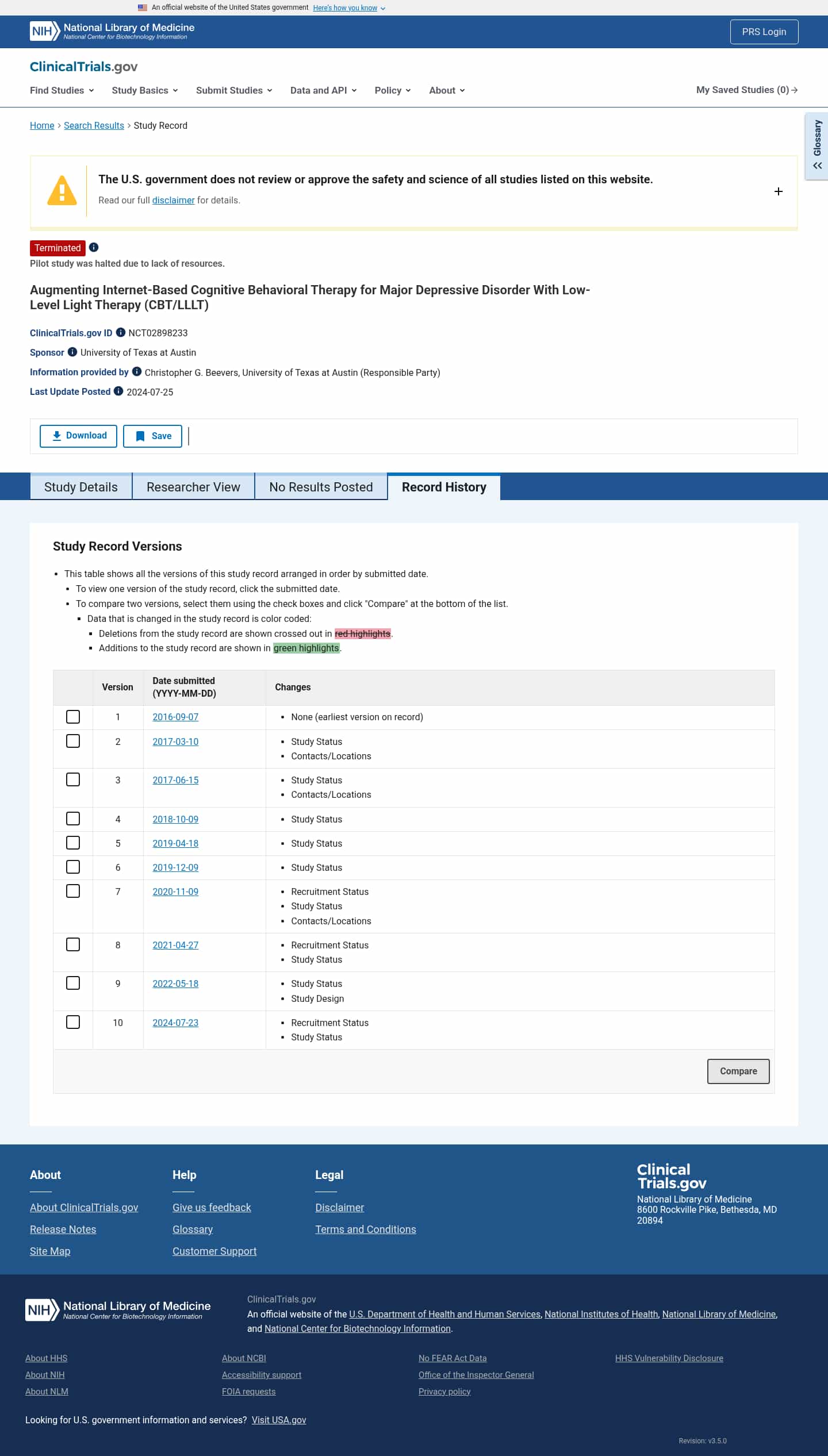 Latest website image capture