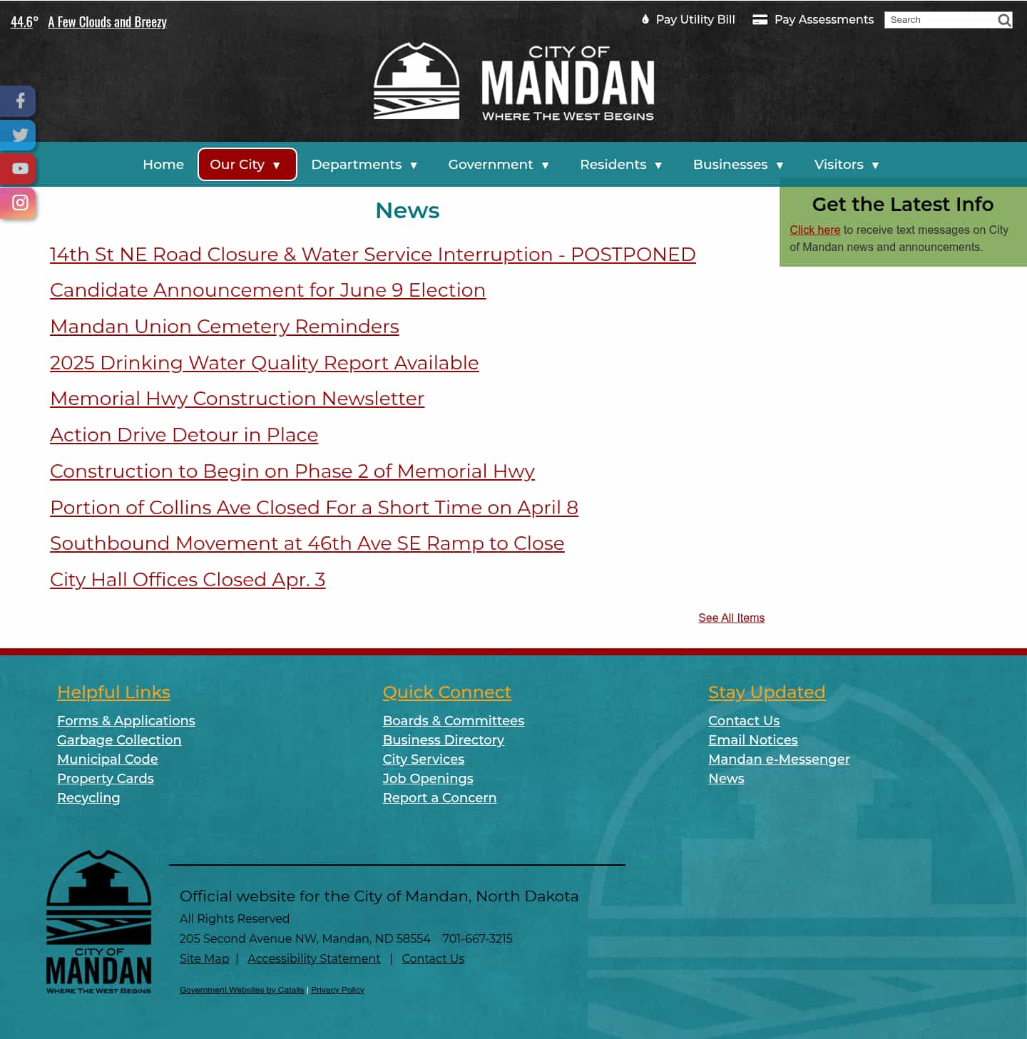 Latest website image capture