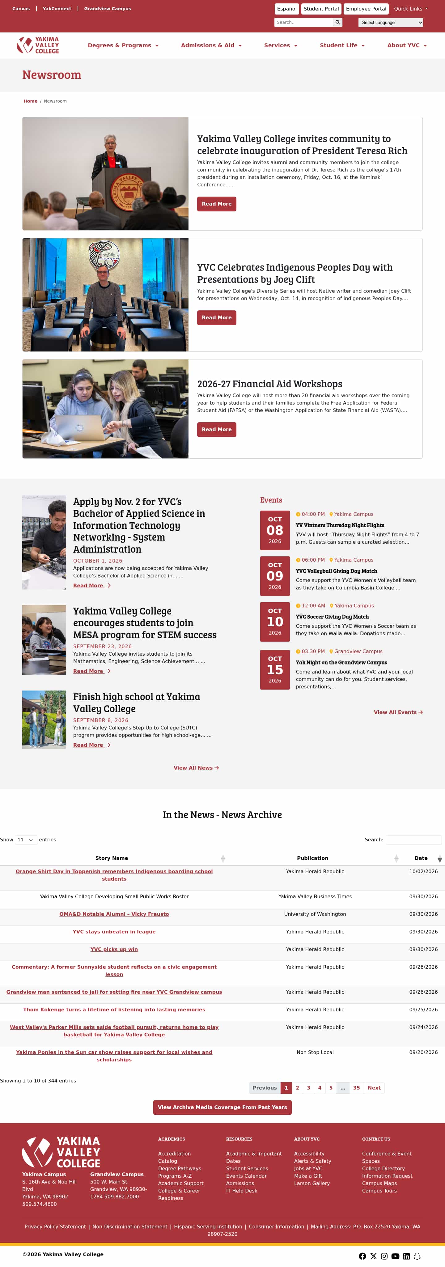 Latest website image capture