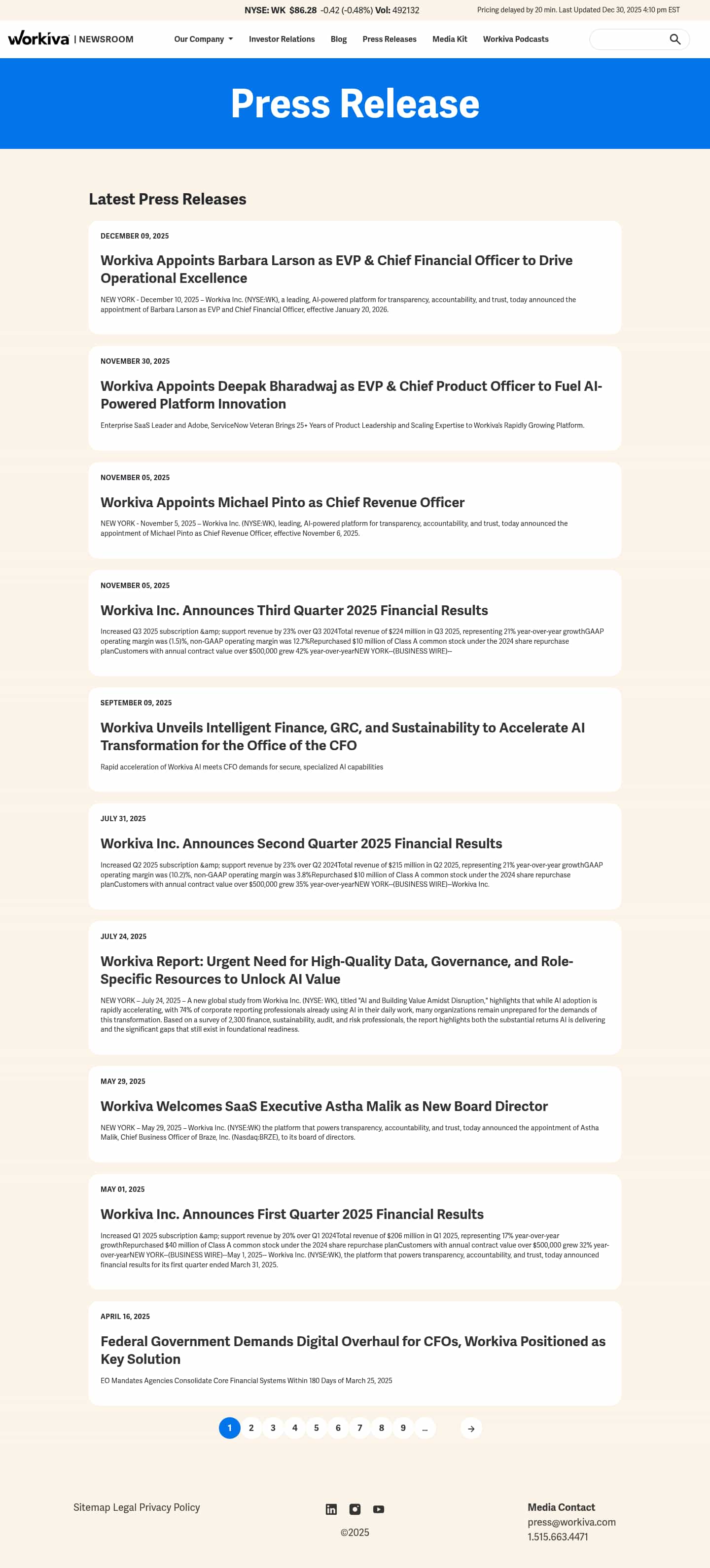 Latest website image capture