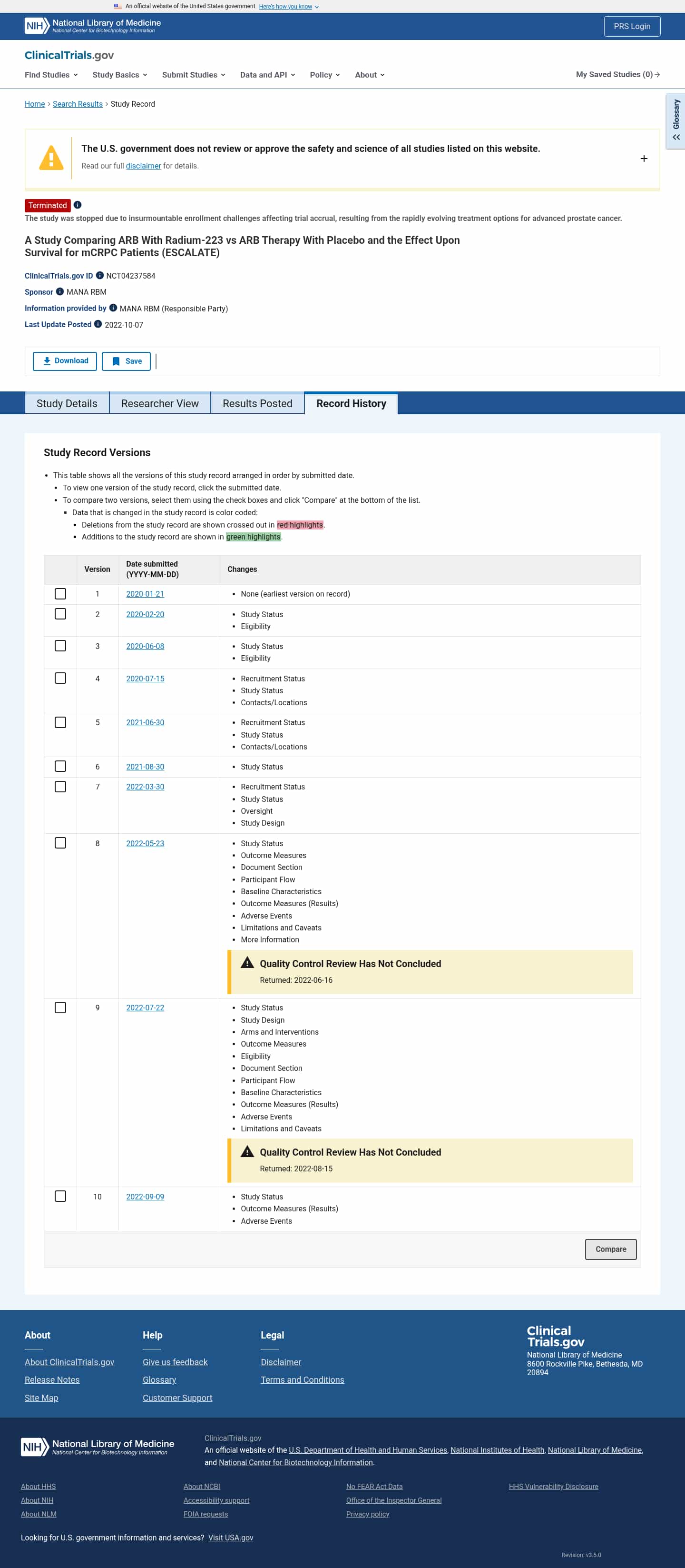 Latest website image capture