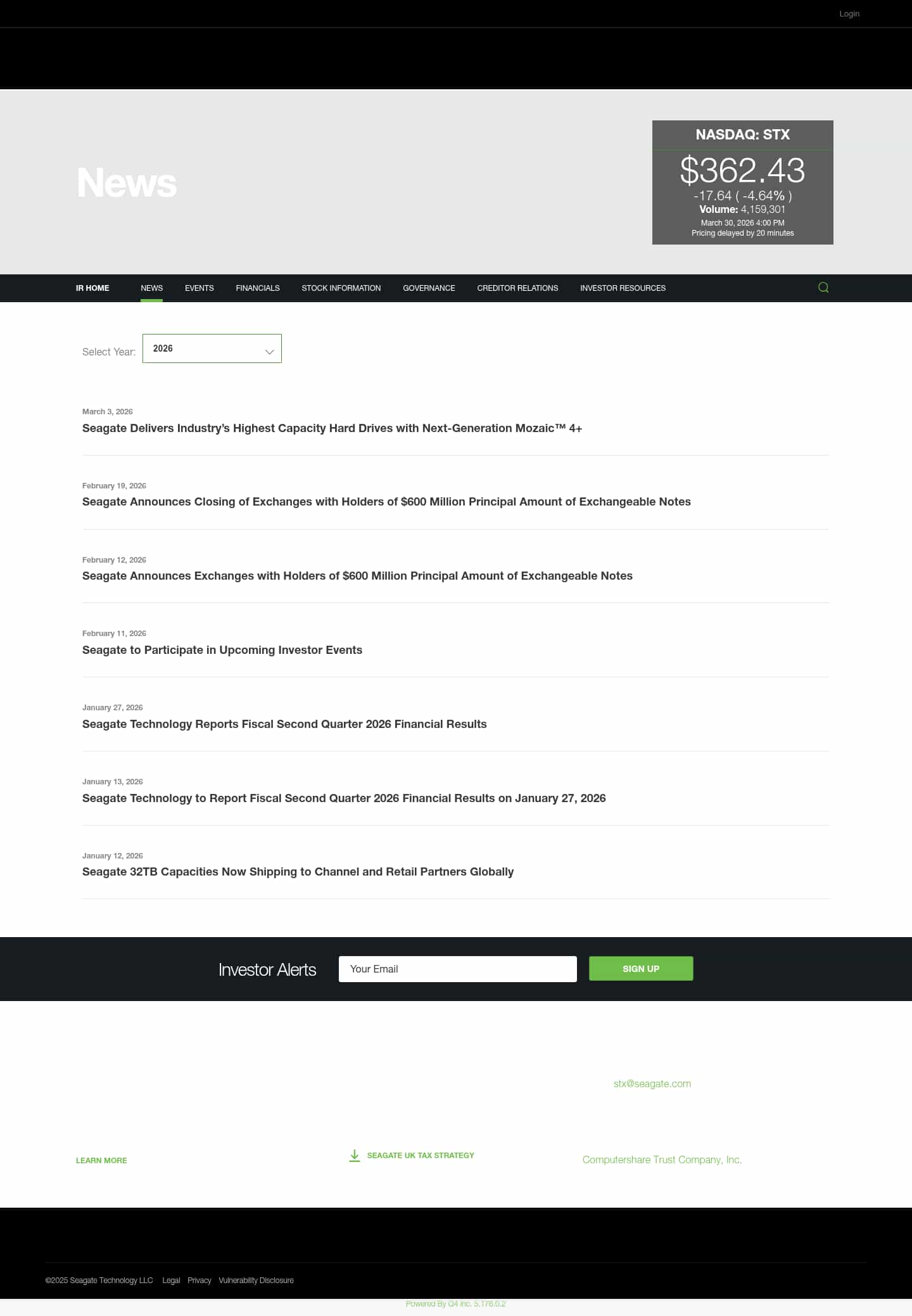 Latest website image capture