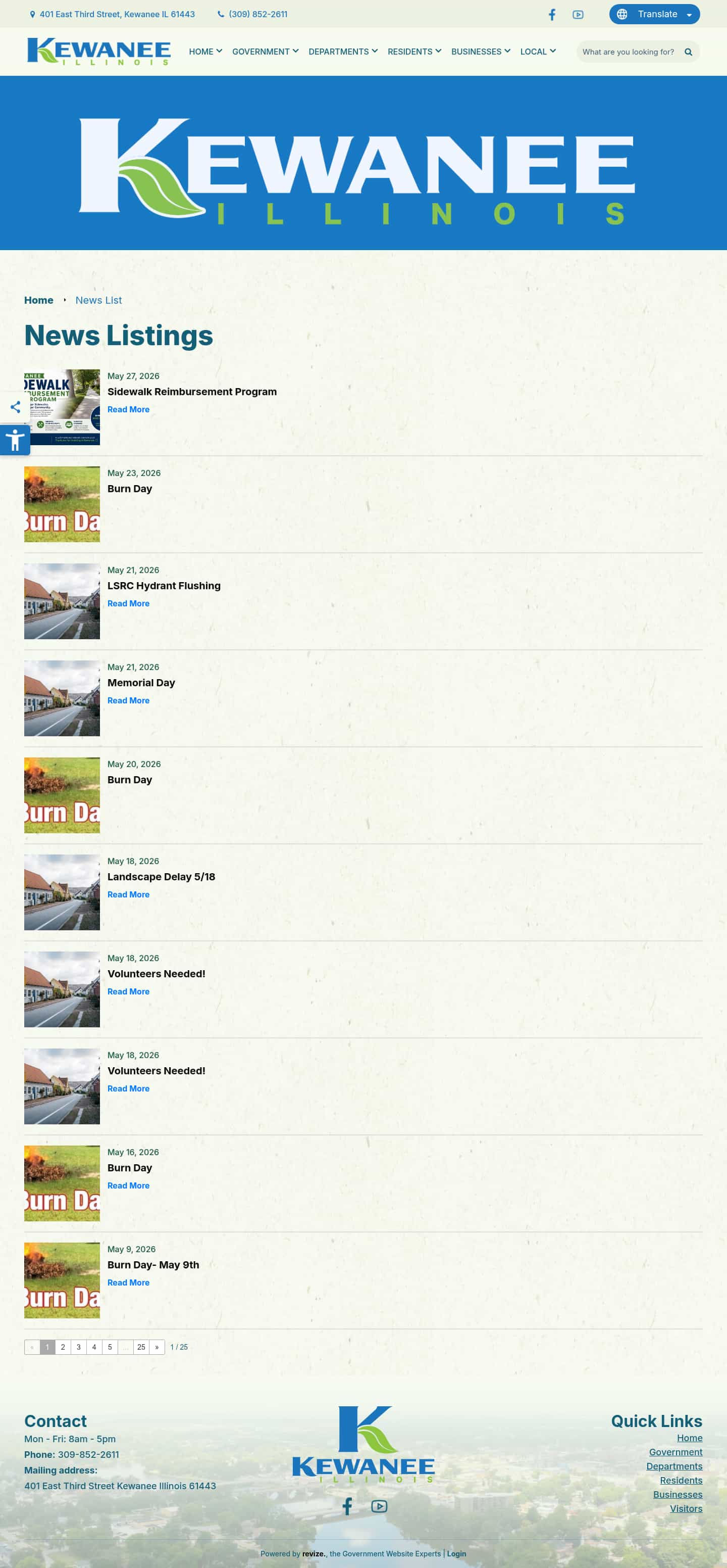 Latest website image capture