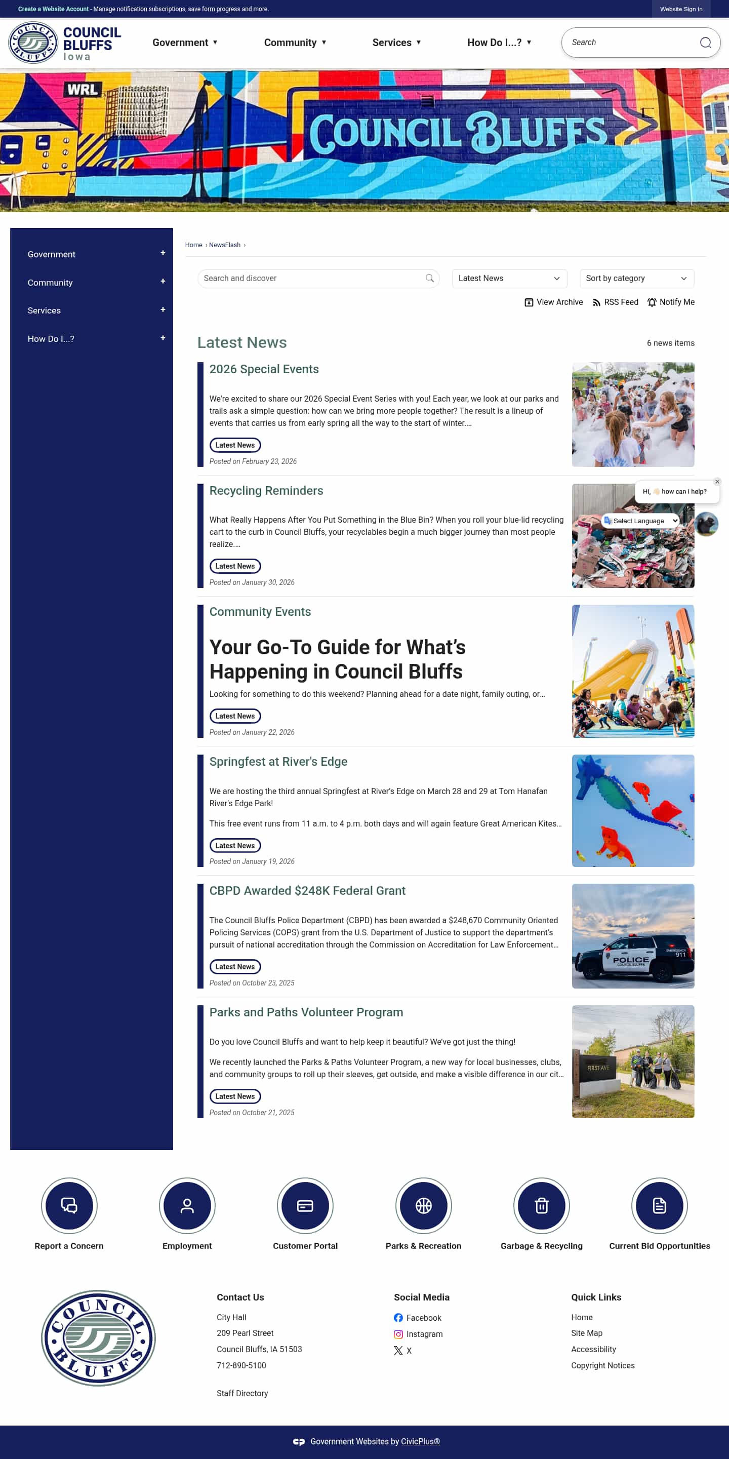 Latest website image capture