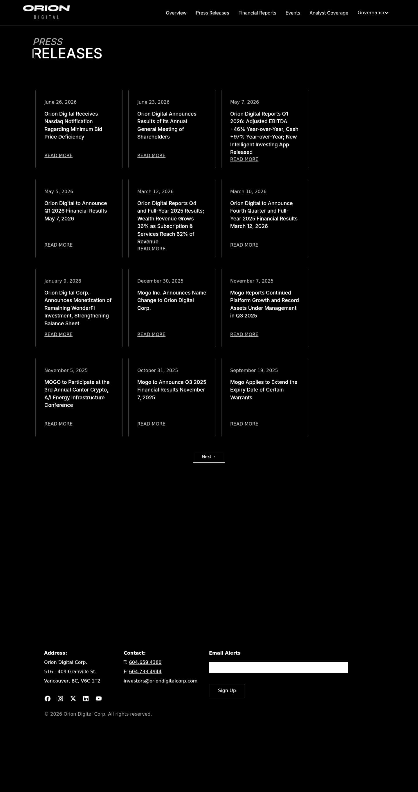 Latest website image capture