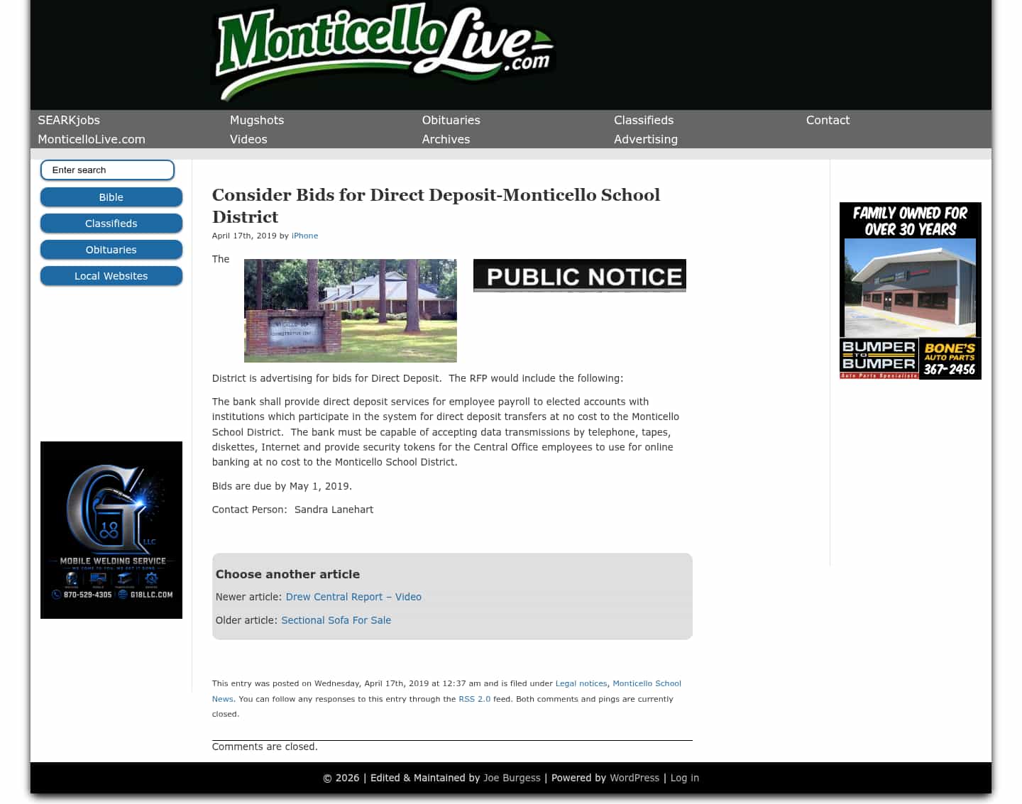 Latest website image capture