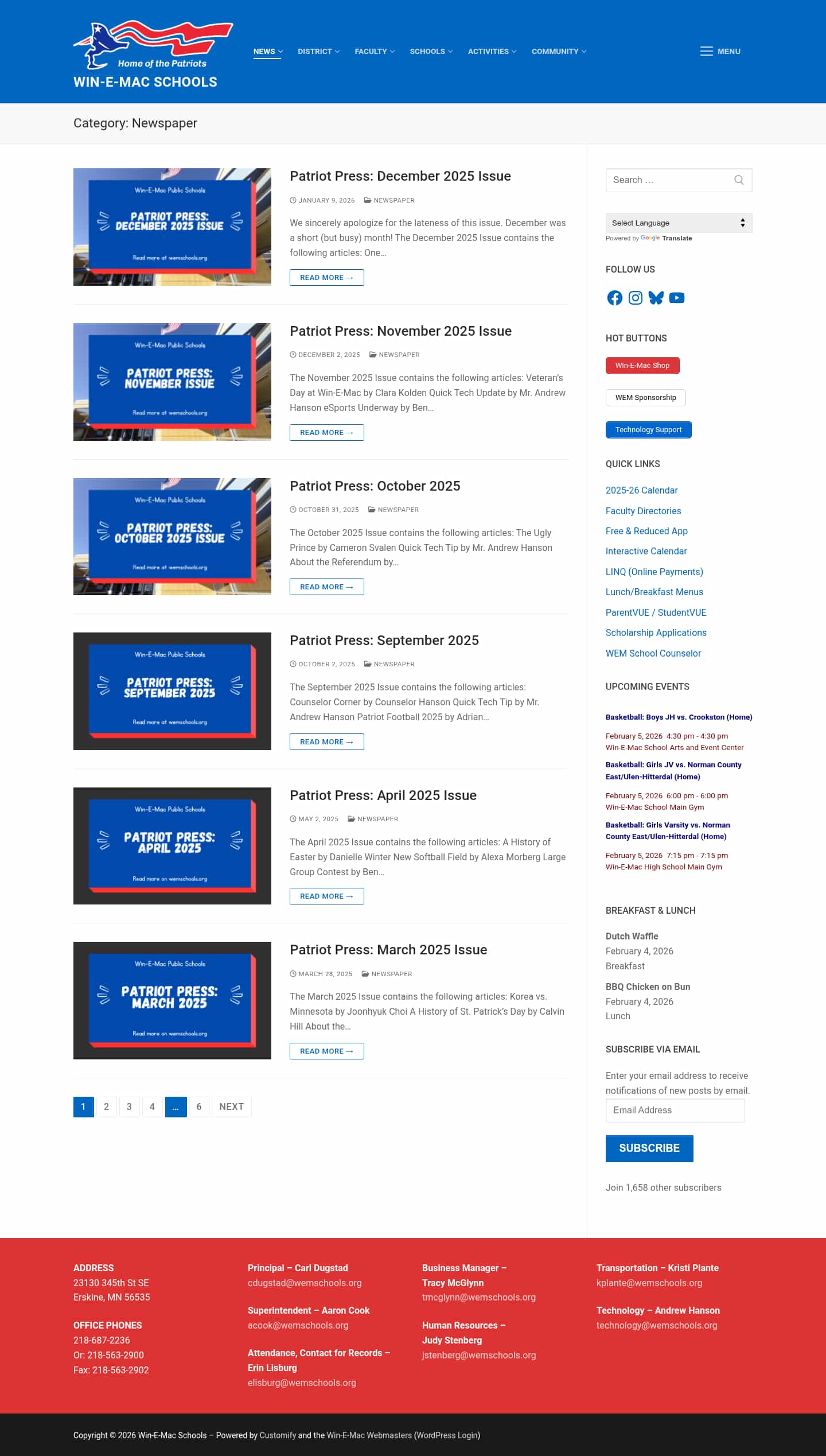 Latest website image capture