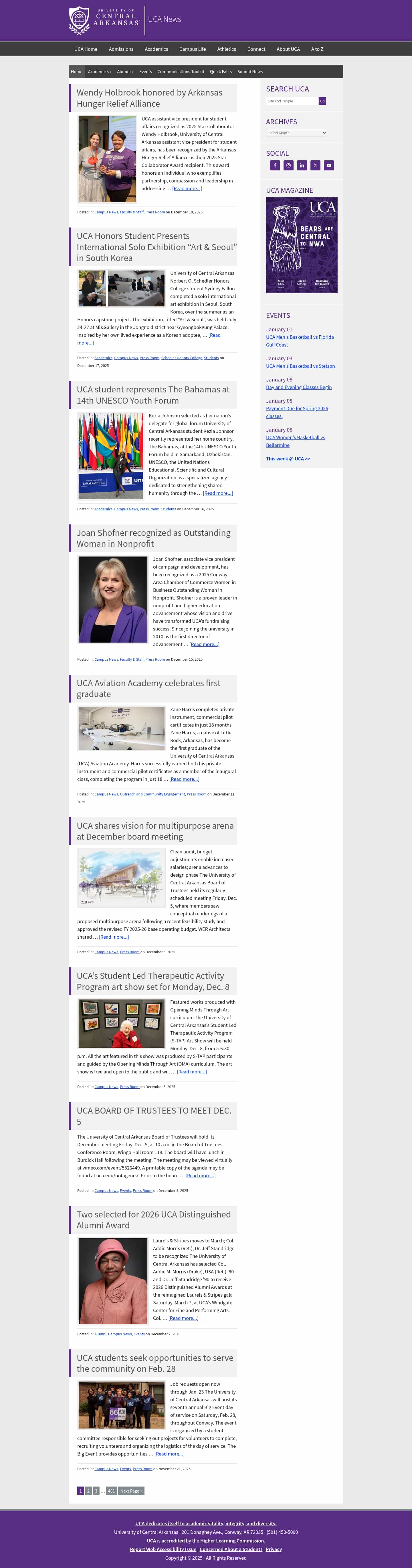 Latest website image capture