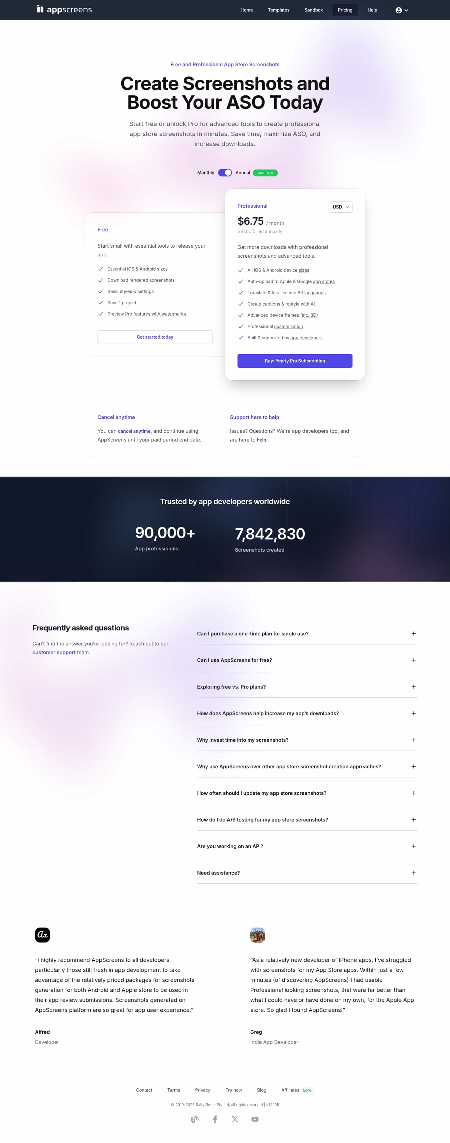 Latest website image capture