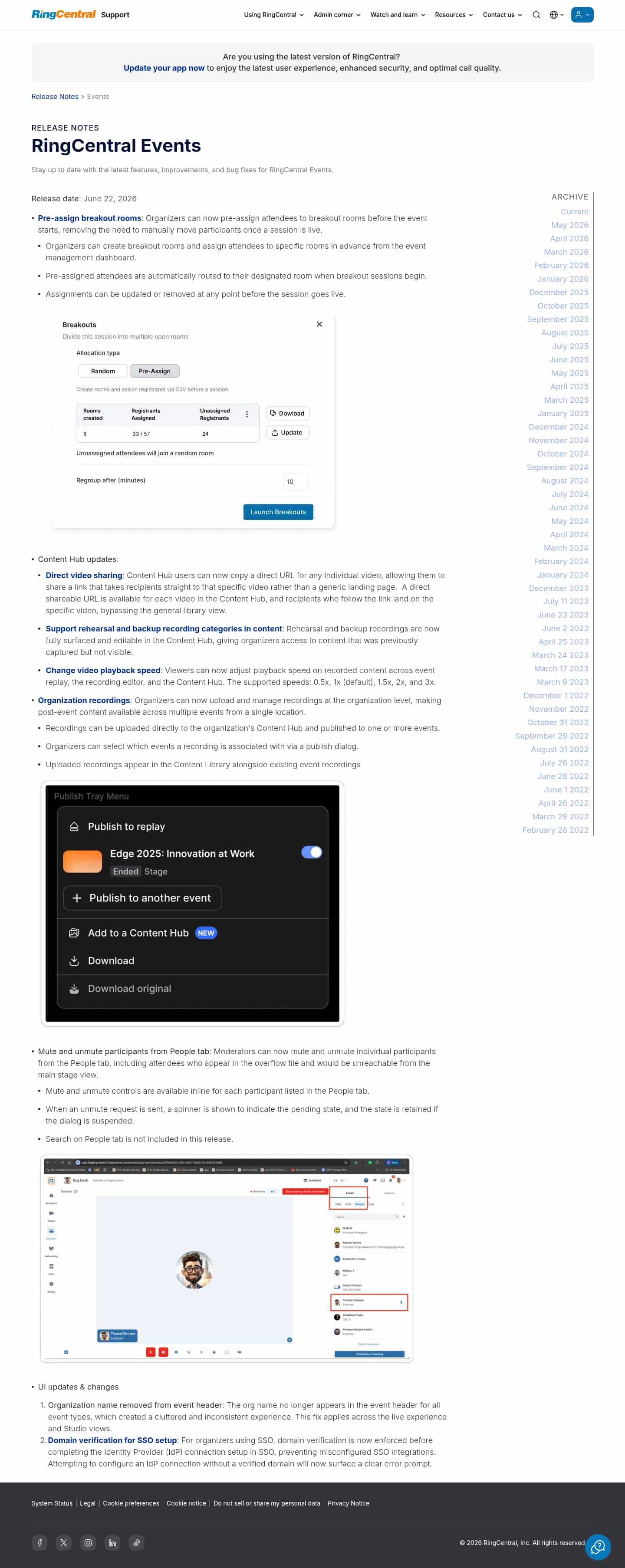 Latest website image capture