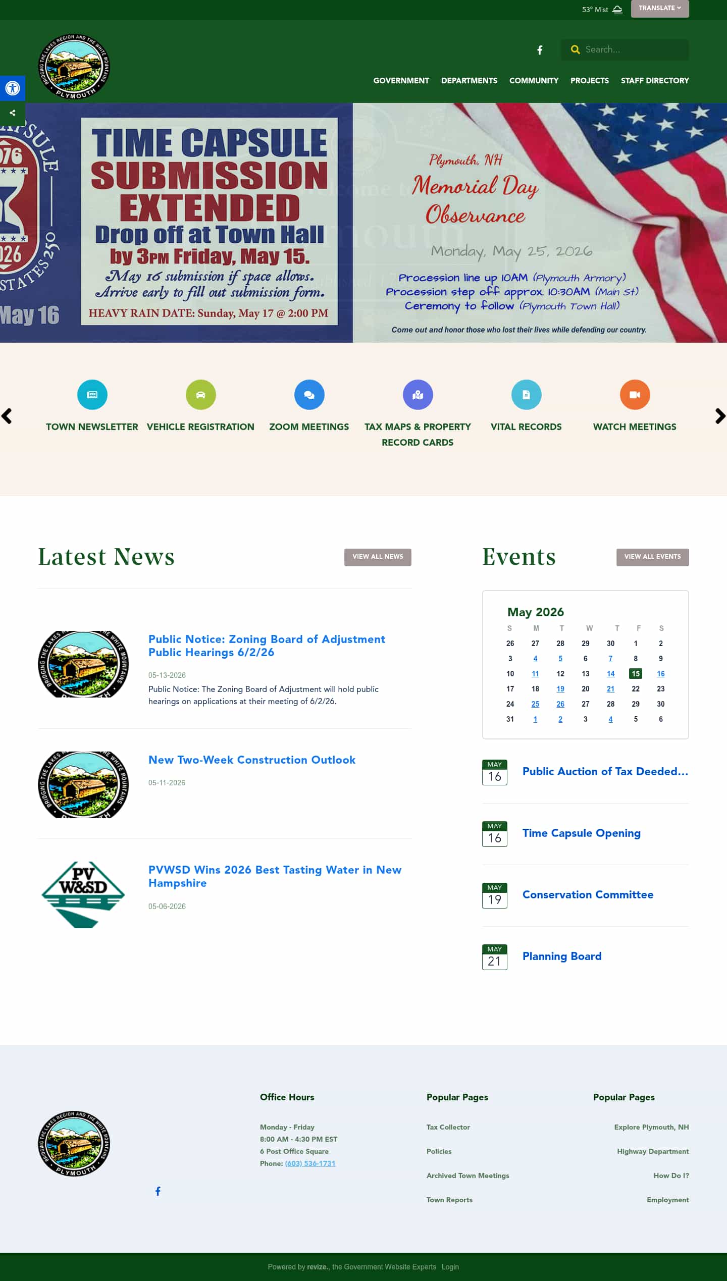 Latest website image capture