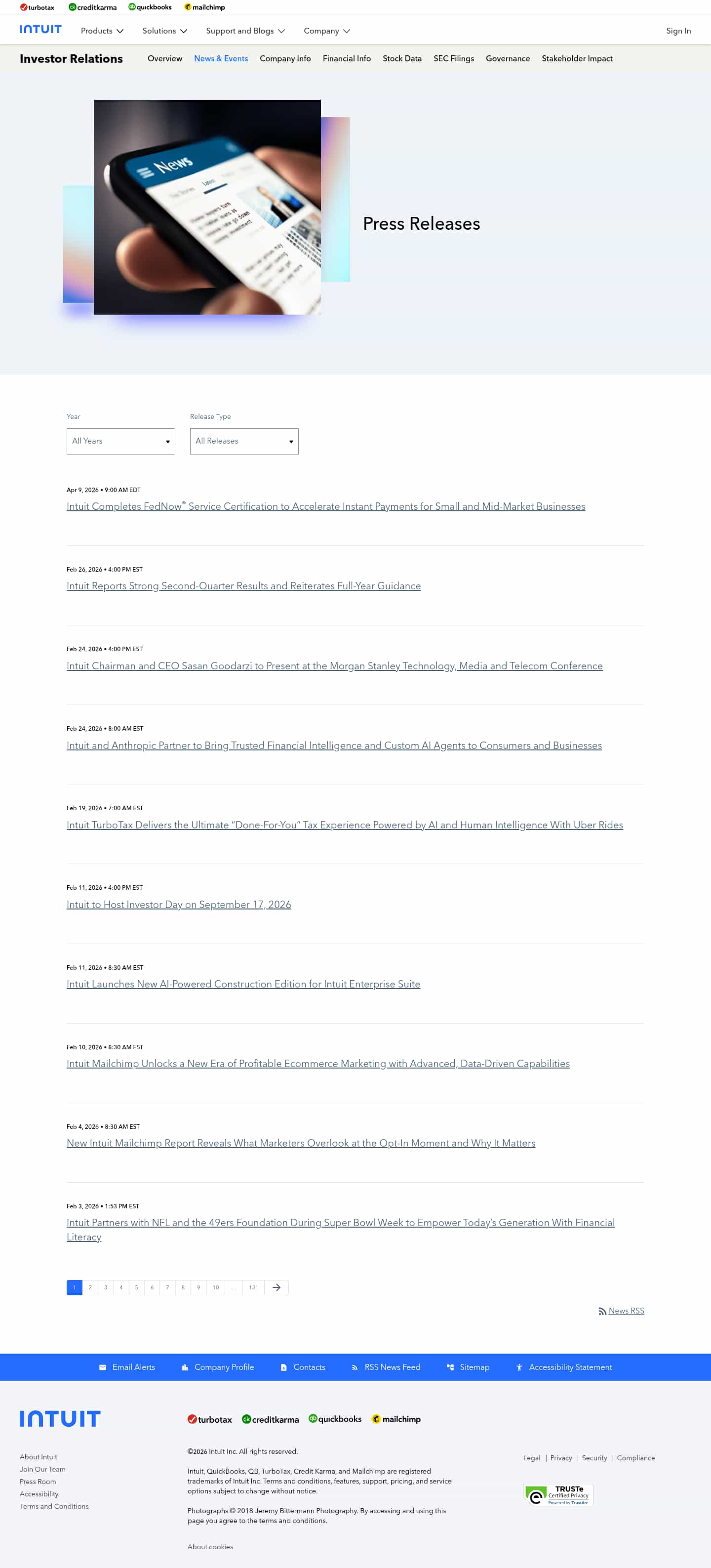 Latest website image capture