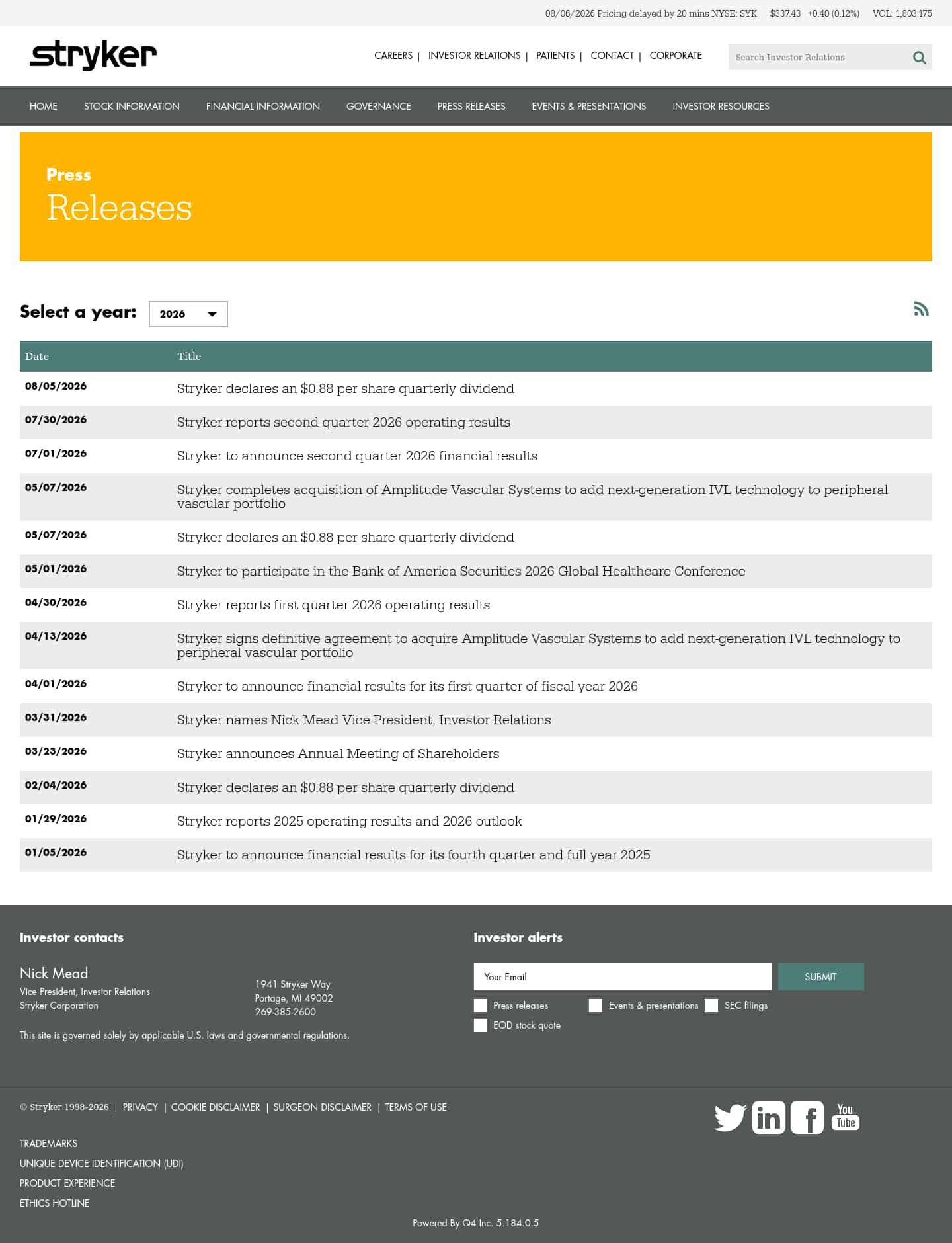 Latest website image capture