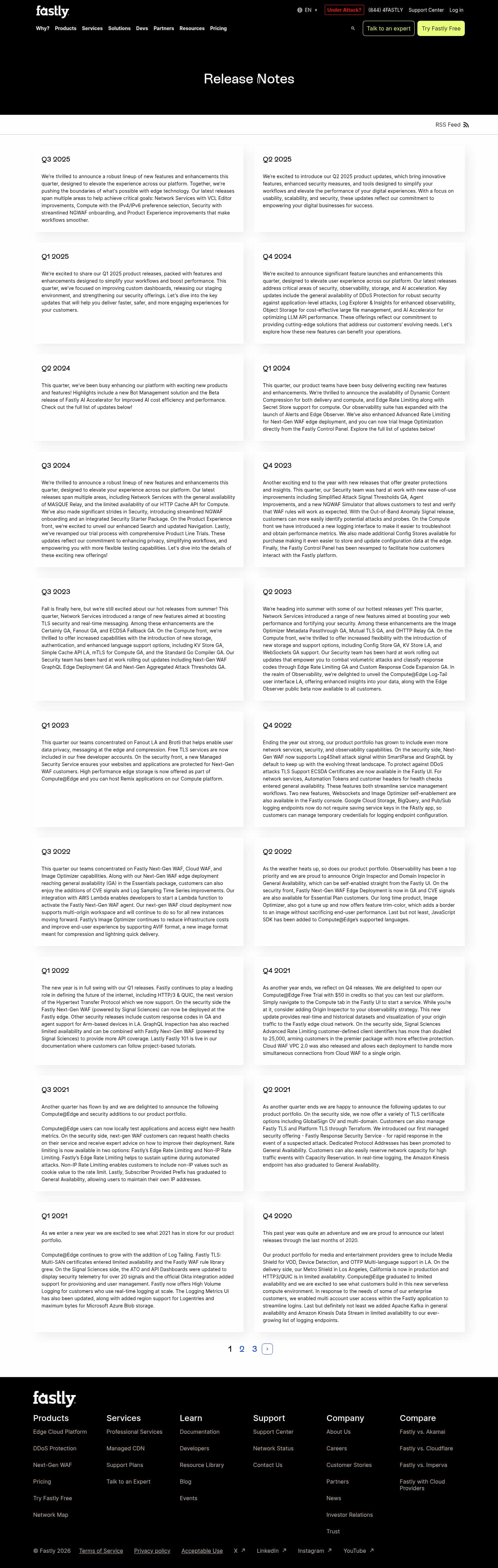 Latest website image capture