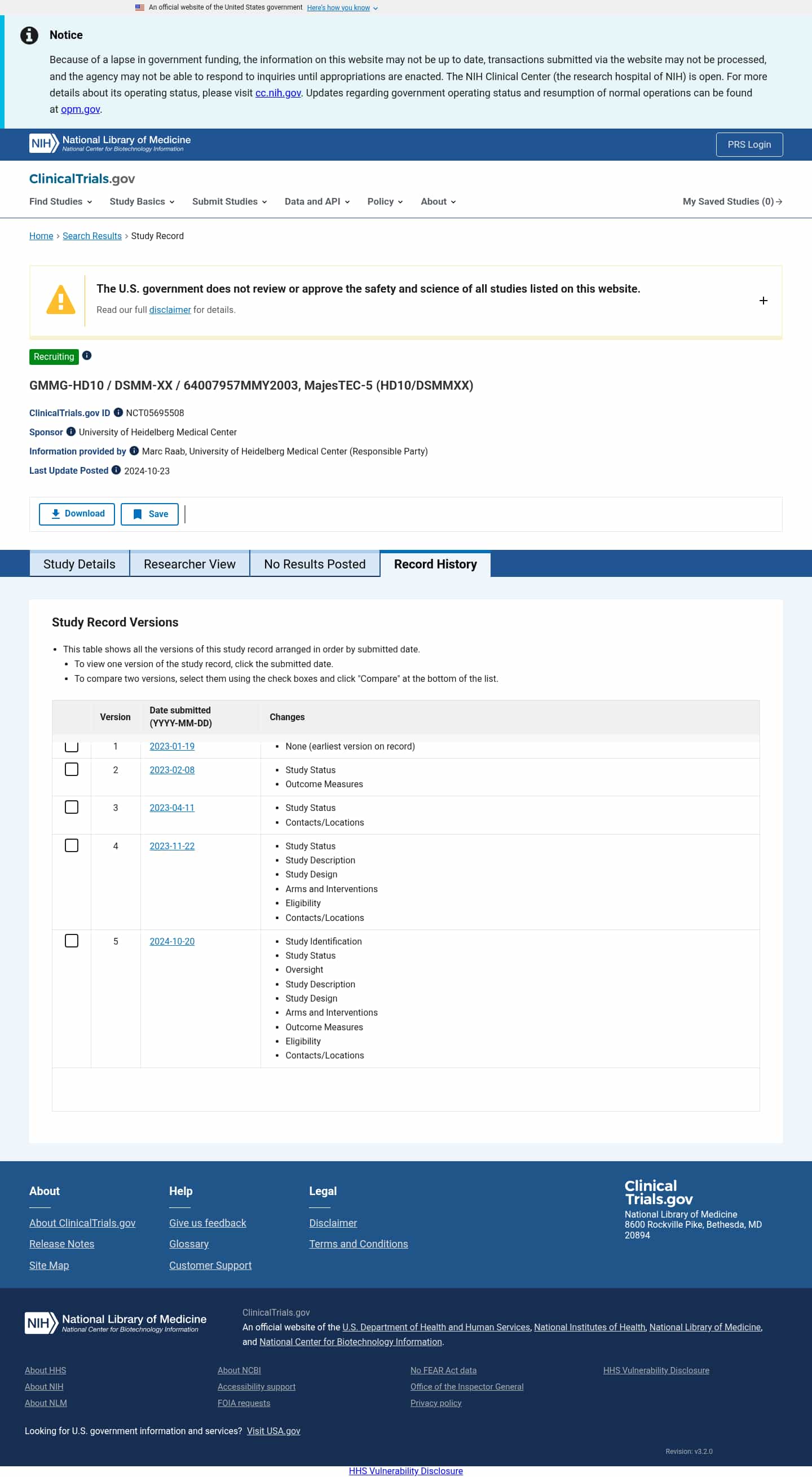 Latest website image capture