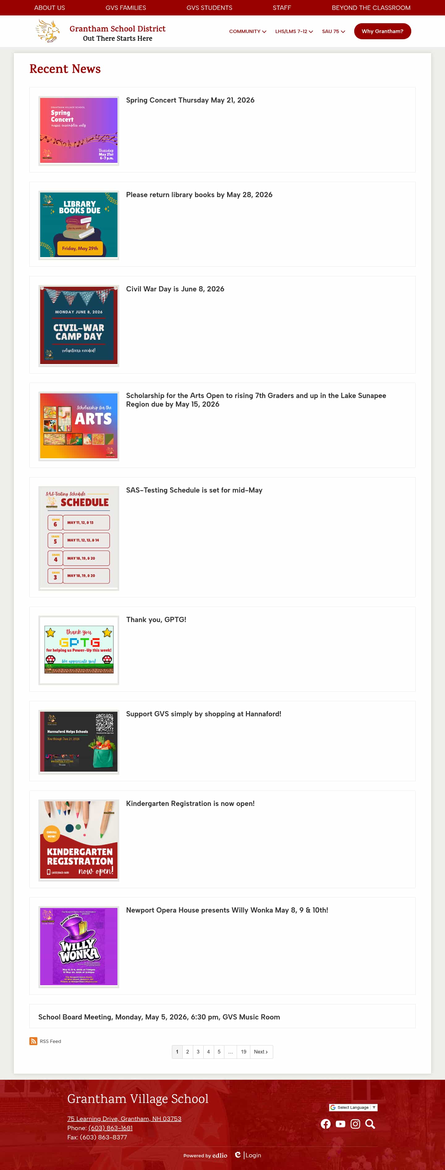 Latest website image capture