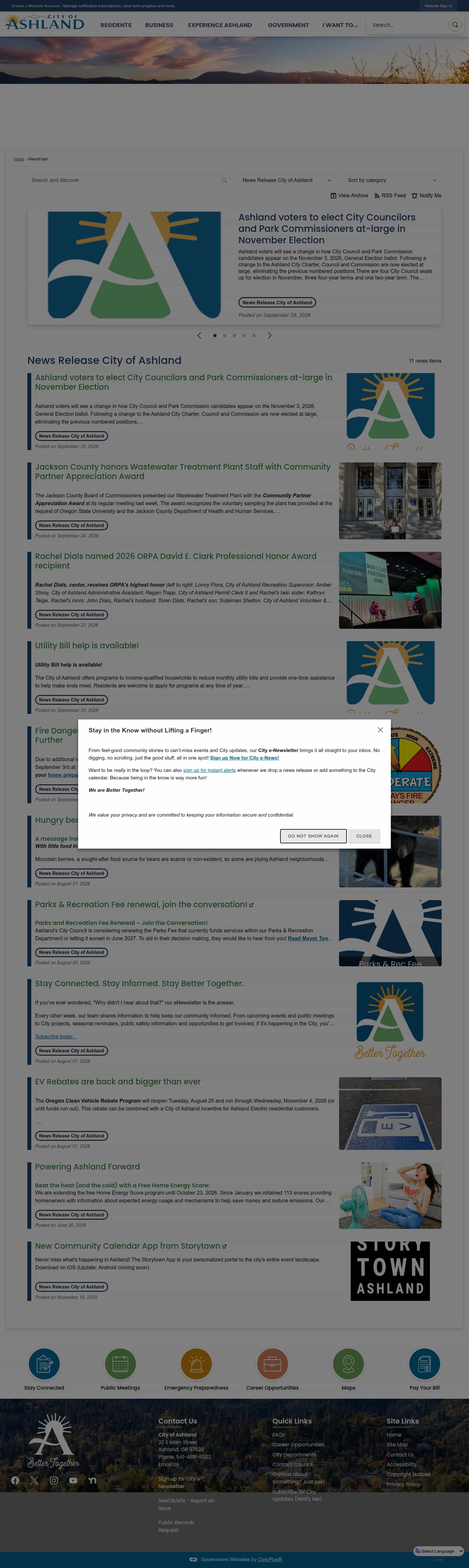 Latest website image capture