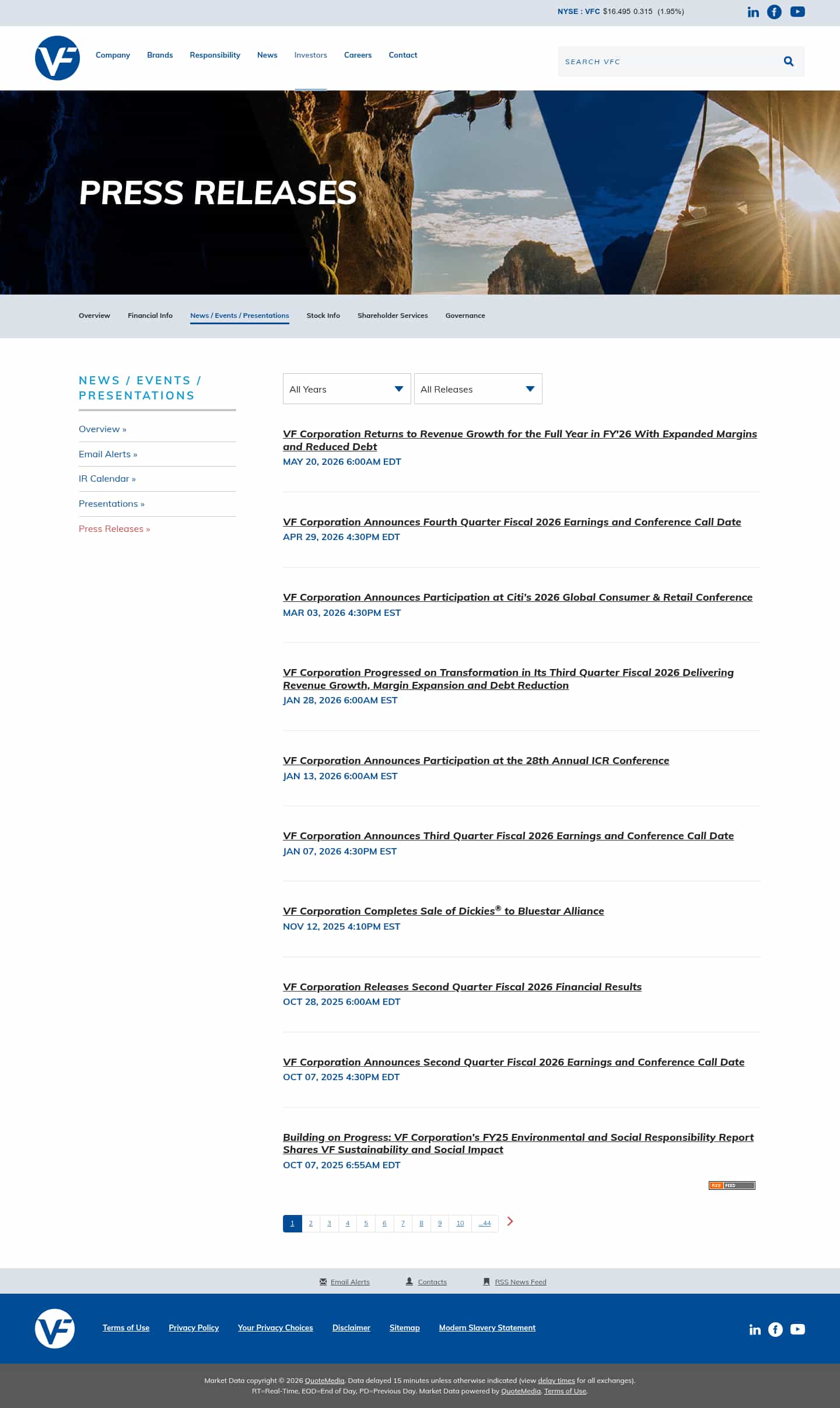Latest website image capture
