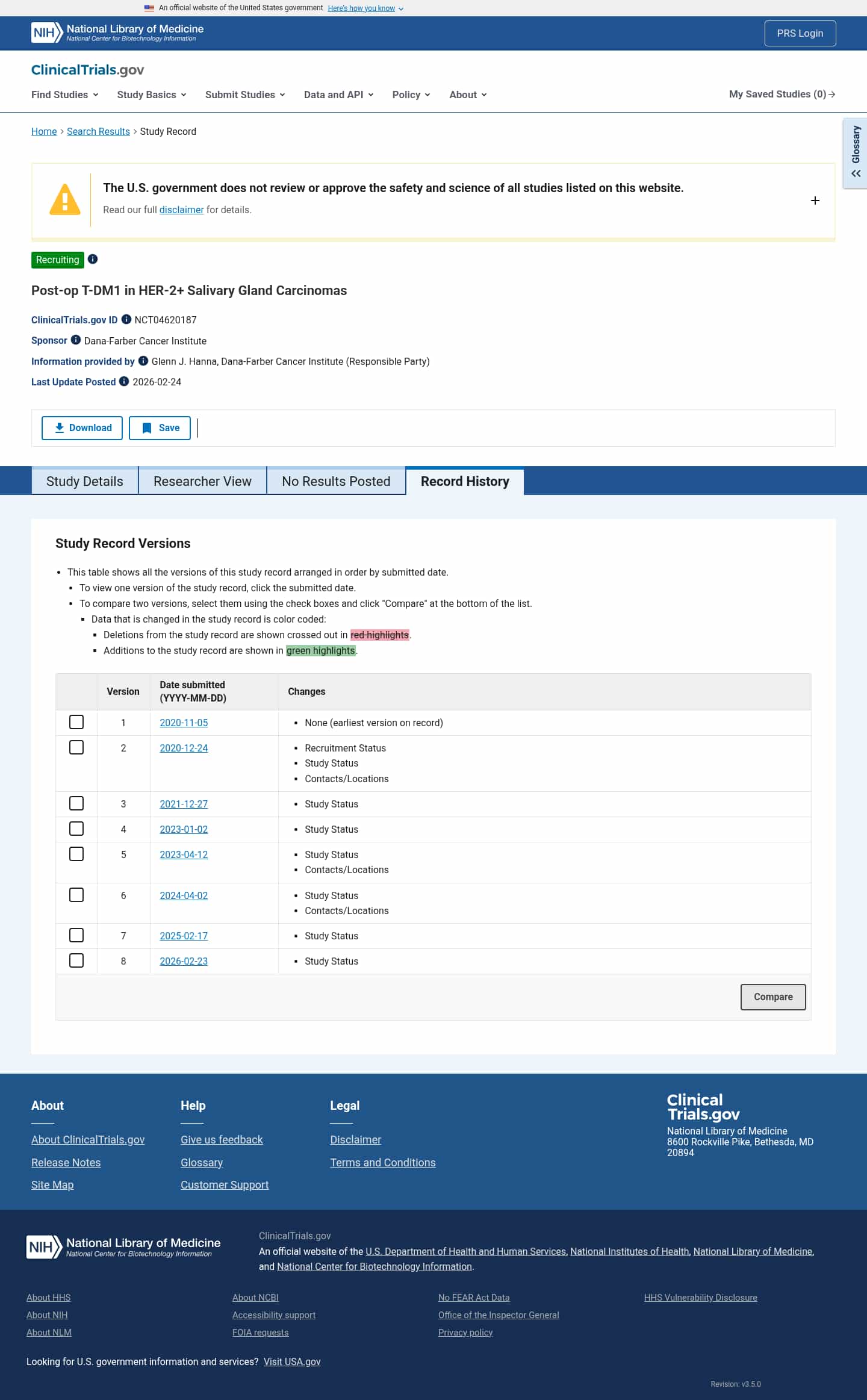 Latest website image capture